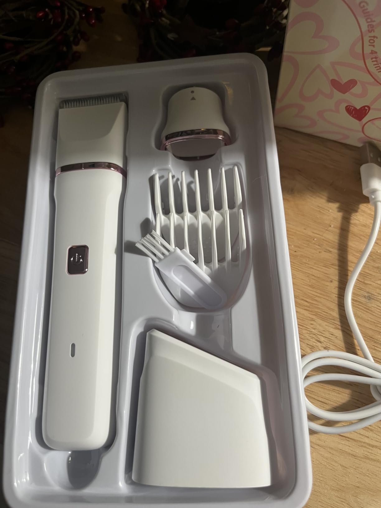 Risina Body Trimmer for Men, 2-in-1 Groin & Body Hair Trimmer, IPX7 Waterproof Electric Razor, Ball & Pubic Hair Trimmer for Private Areas, Ceramic Blade Body Shaver, Rechargeable Grooming Kit customer photo 1