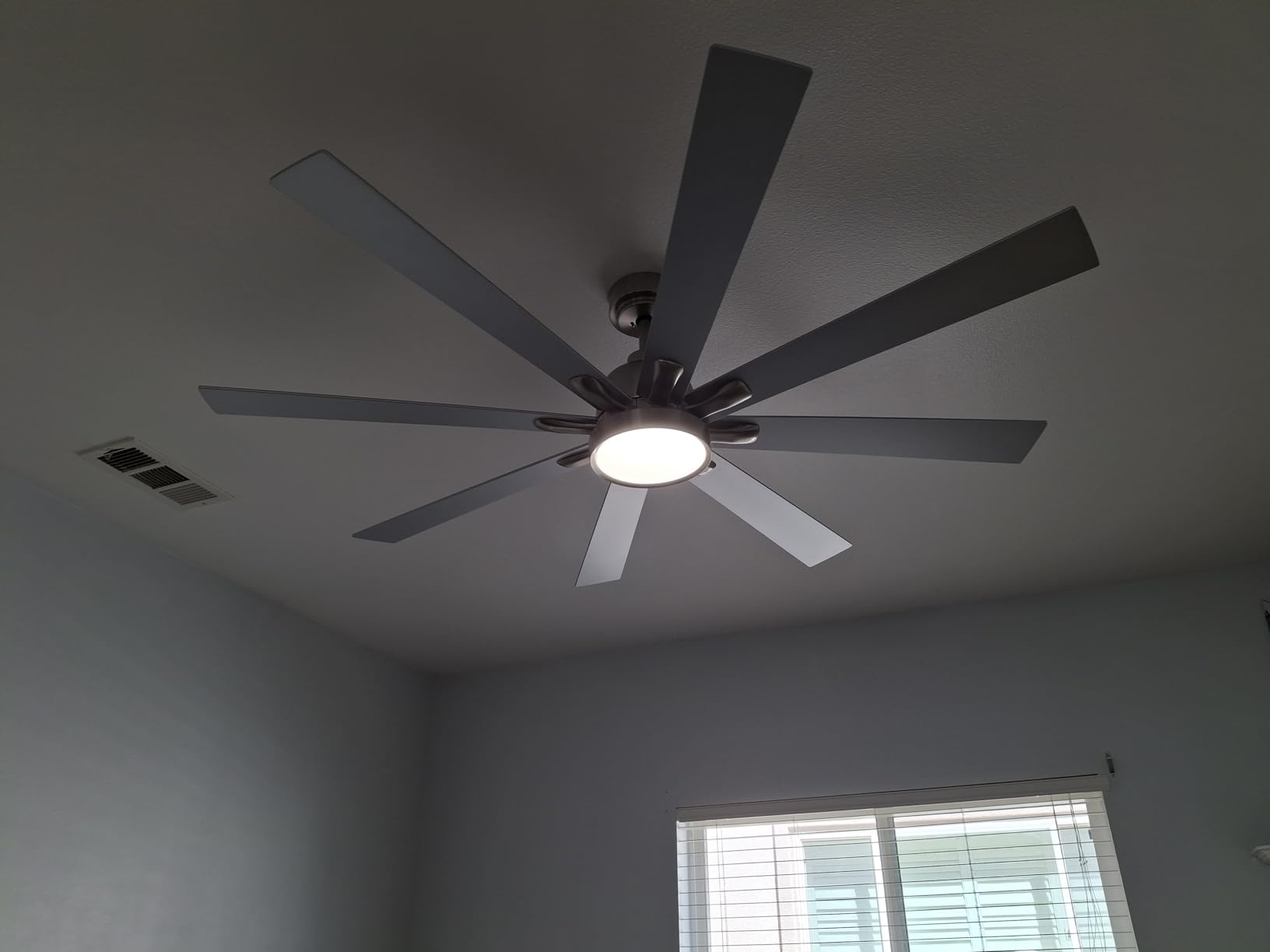 42 Inch Low Profile Ceiling Fans with Lights and Remote, Black customer photo 1