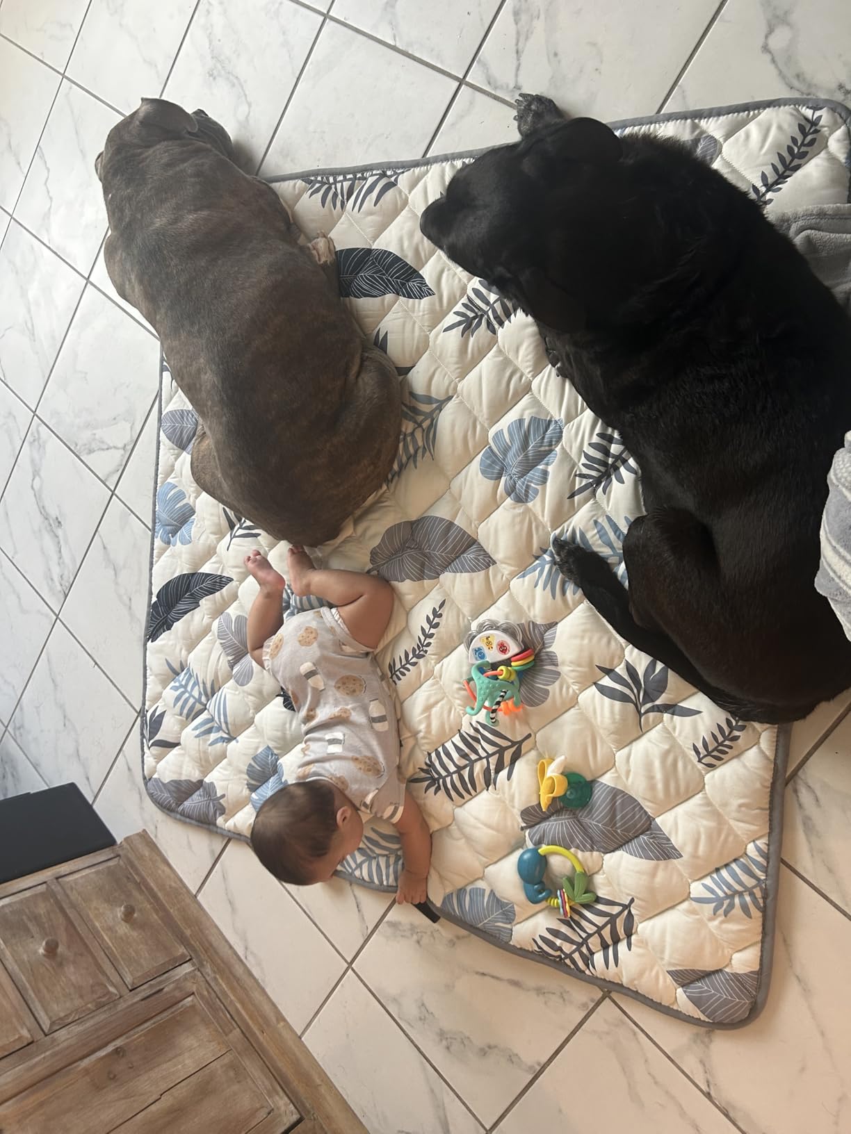 Baby Play Mat, 50x50 Playpen Mat, Non-Slip Baby Mat for Floor customer photo 2