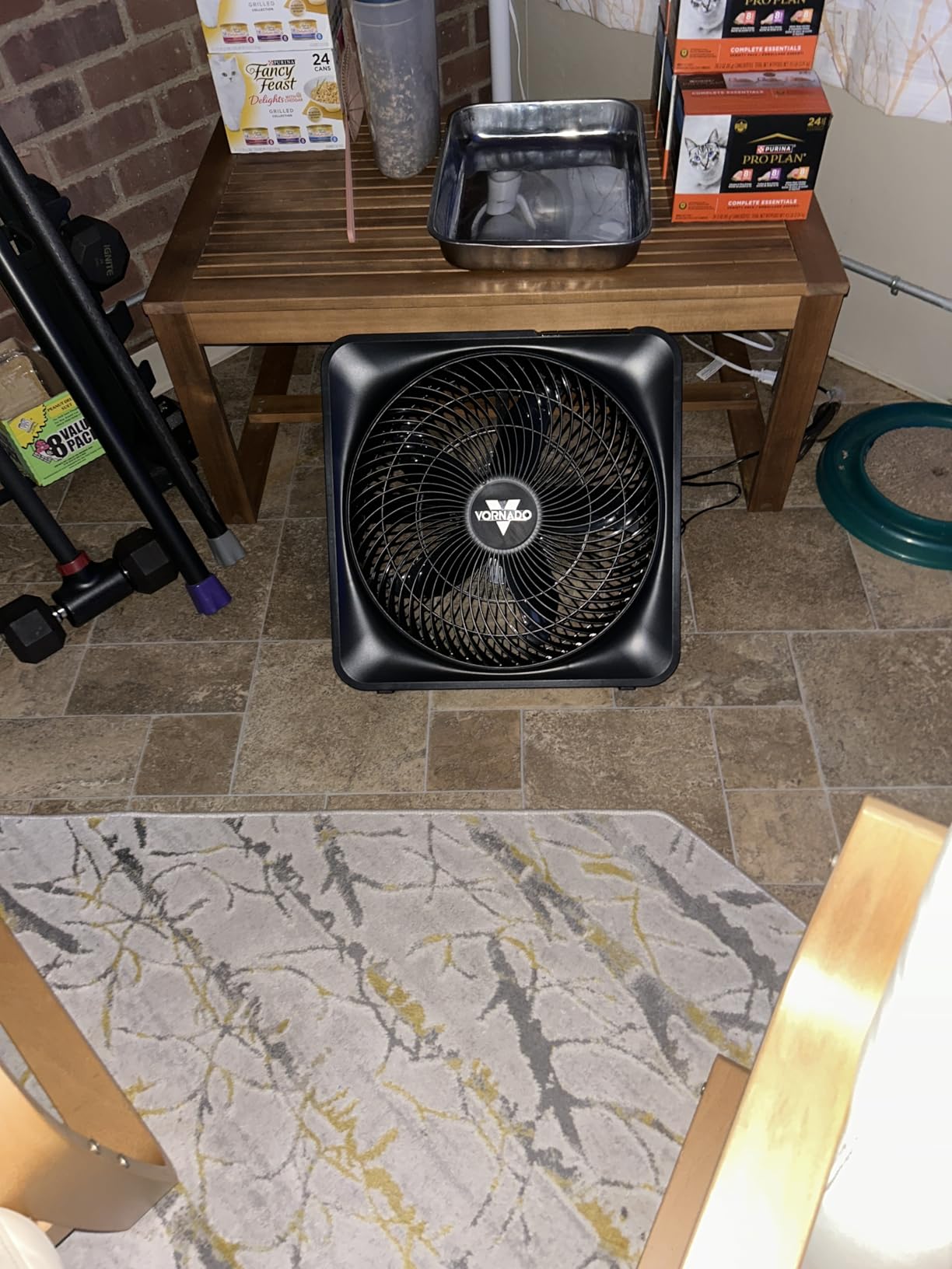 Vornado Model 80X High Velocity Box Fan, 20 Inch, Digital Display, Timer, Kick Stand, Removable Grille, Variable Speed Control, Cool Gray customer photo 2