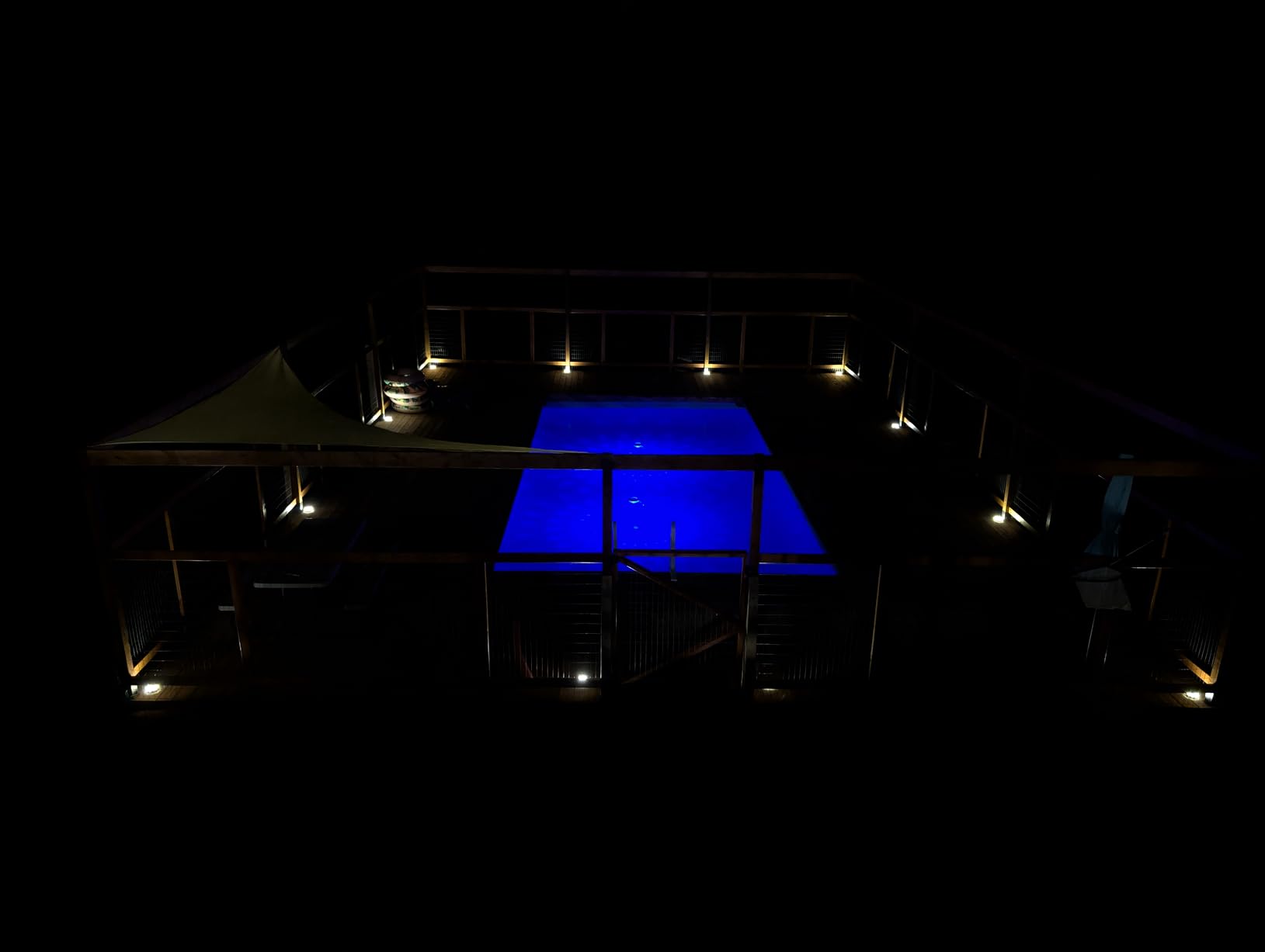 Floating Pool Lights w/Remote, 6.5 Inch RGB Color Changing Solar Pool Lights that Float with 9 Dynamic Lighting, IP68 Waterproof Hangable Solar Floating Light for Pool Garden Weeding Decor(2) customer photo 1