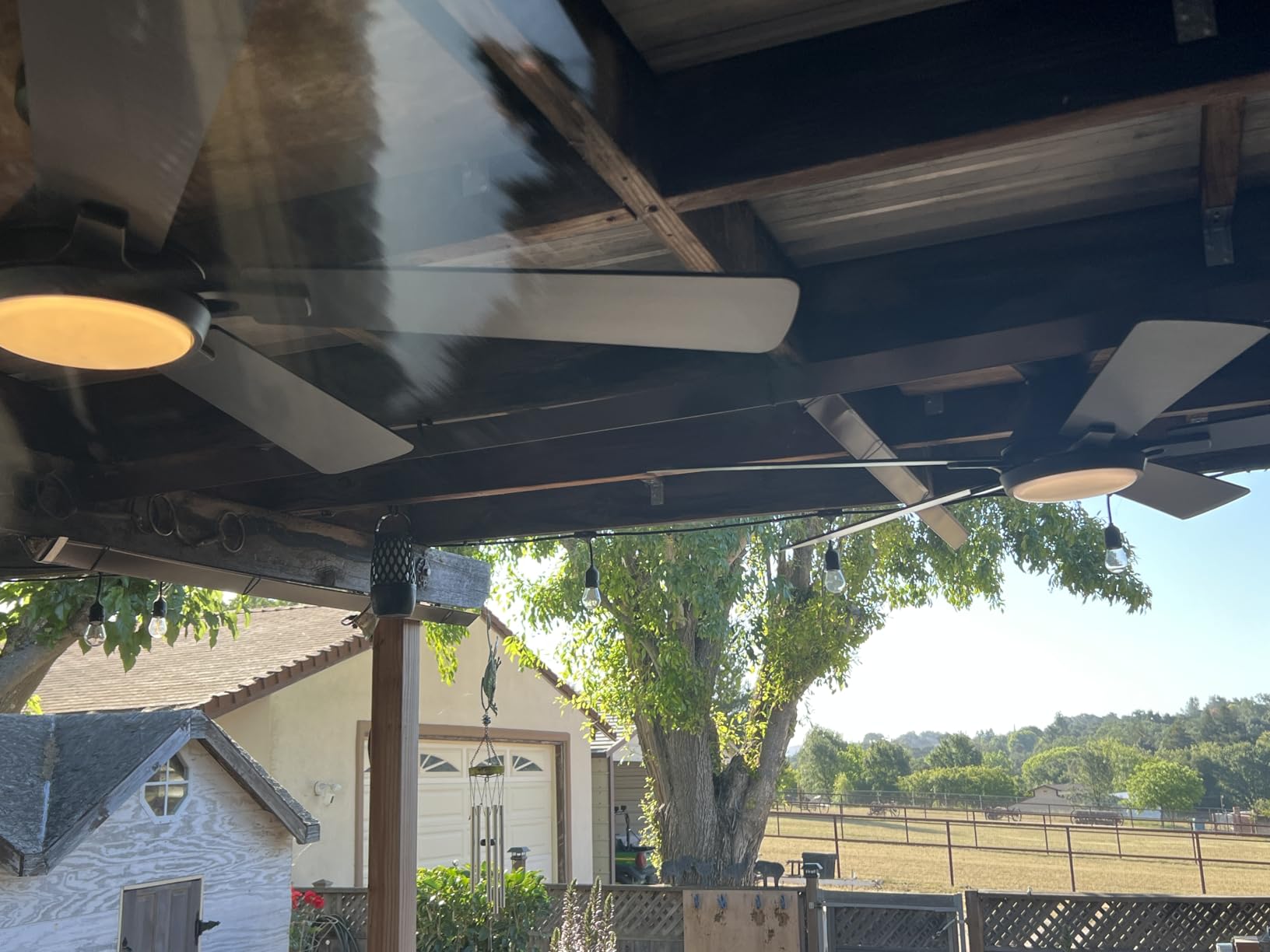 OPONL 42 inch Low Profile Ceiling fan with Light and Remote Control customer photo 2