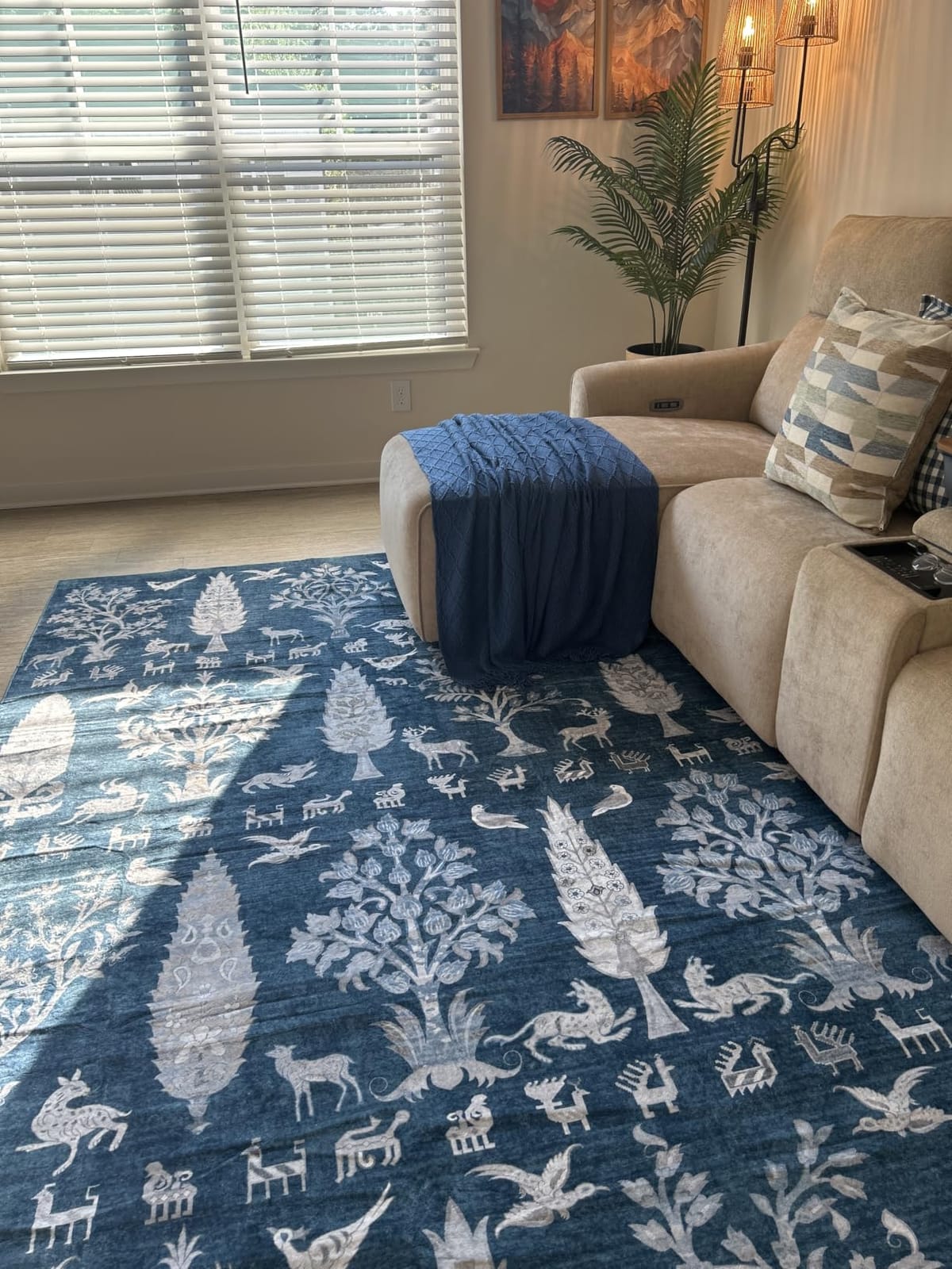 Washable Rugs 5x7 Area Rugs for Living Room,Bedroom,Dining Room Carpet customer photo 1