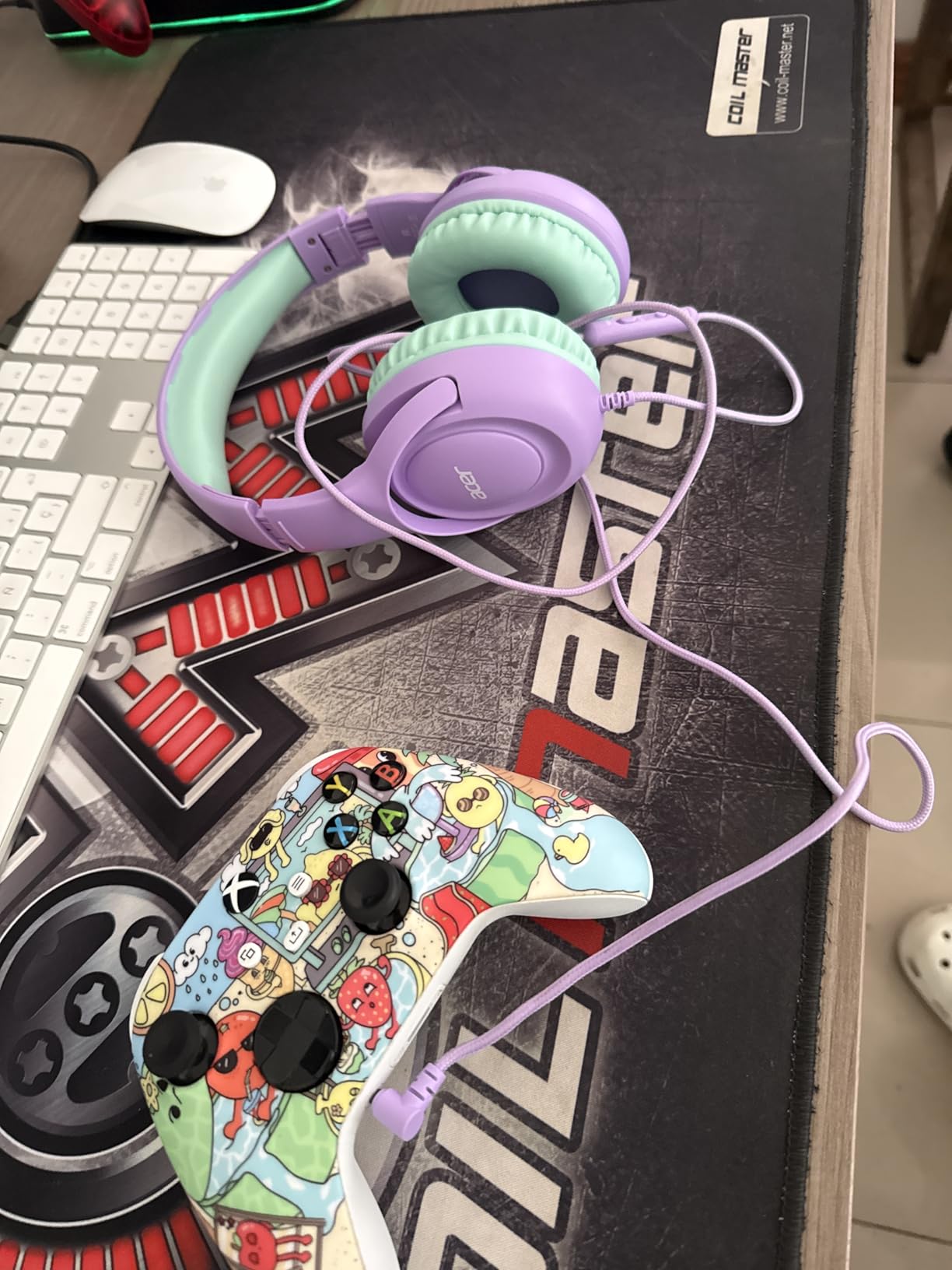 Acer Kids Headphones for School, 85-94dB Limiter, 3.5mm Jack, w/Mic HK03 customer photo 1