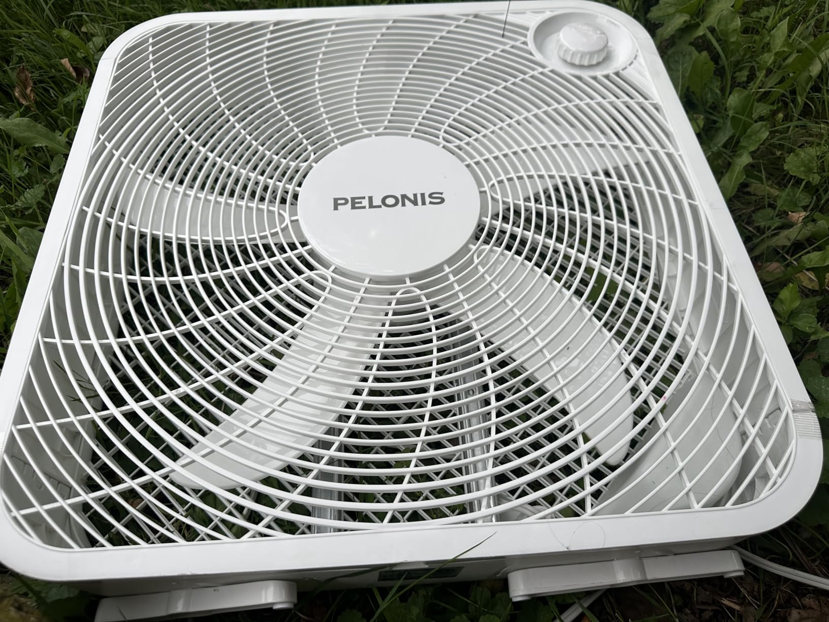 PELONIS 20 Inch Box Fan for Bedroom, 3 Speeds, 25ft/s, Floor Fan, Window Fan, 2295 CFM, Lightweight, 5 Blades customer photo 2