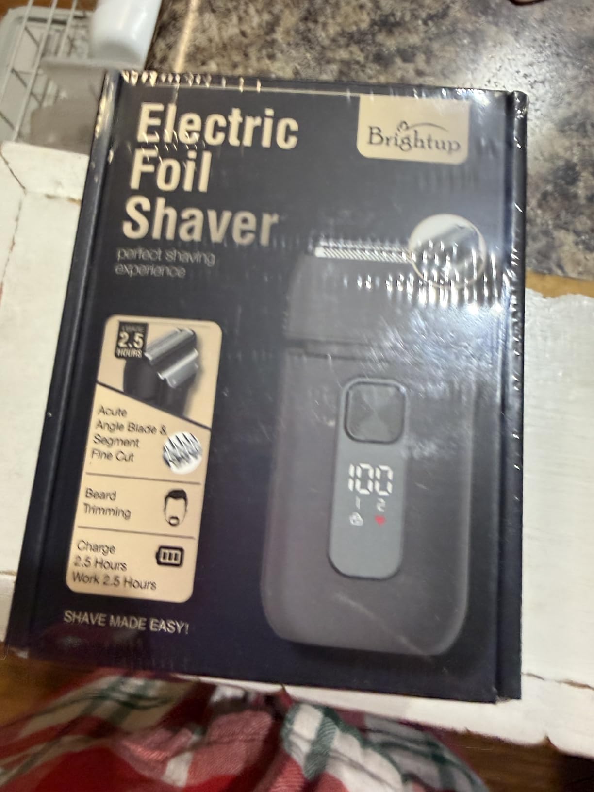 Brightup Foil Shaver for Men, Electric Razor with Smooth Close Shaving customer photo 1