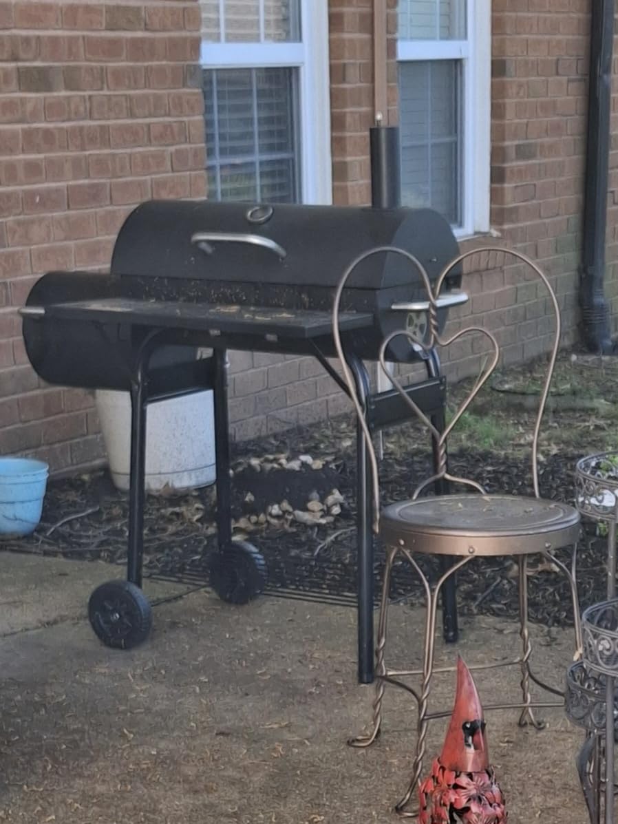 Realcook BBQ Barrel Charcoal Grill: Spacious Premium Outdoor Barbecue Grill | with Side Tables - Perfect for Outdoor Cooking Backyard Grilling Patio Tailgating Camping Picnic and Party customer photo 2