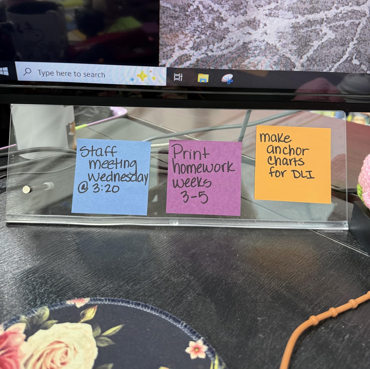 Monitor Memo Board Holder 14