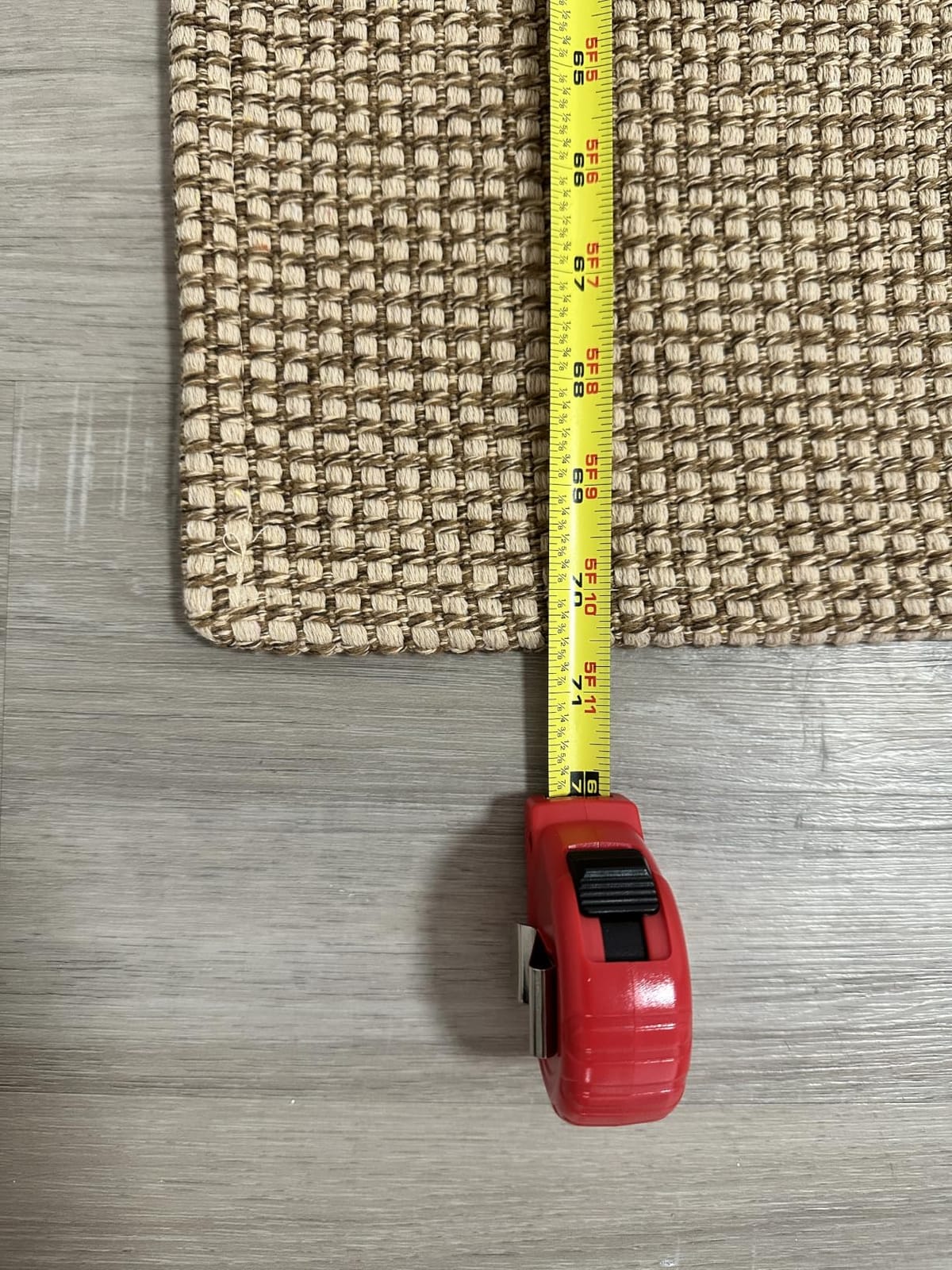 KOZYFLY Indoor Door Mat 2x3 ft Small Area Rugs Washable Front Door Mat Non Slip Rubber Backed Entryway Rug Cotton Entrance Doormat for Front Porch Bathroom Kitchen Bedroom, Oatmeal Beige customer photo 1