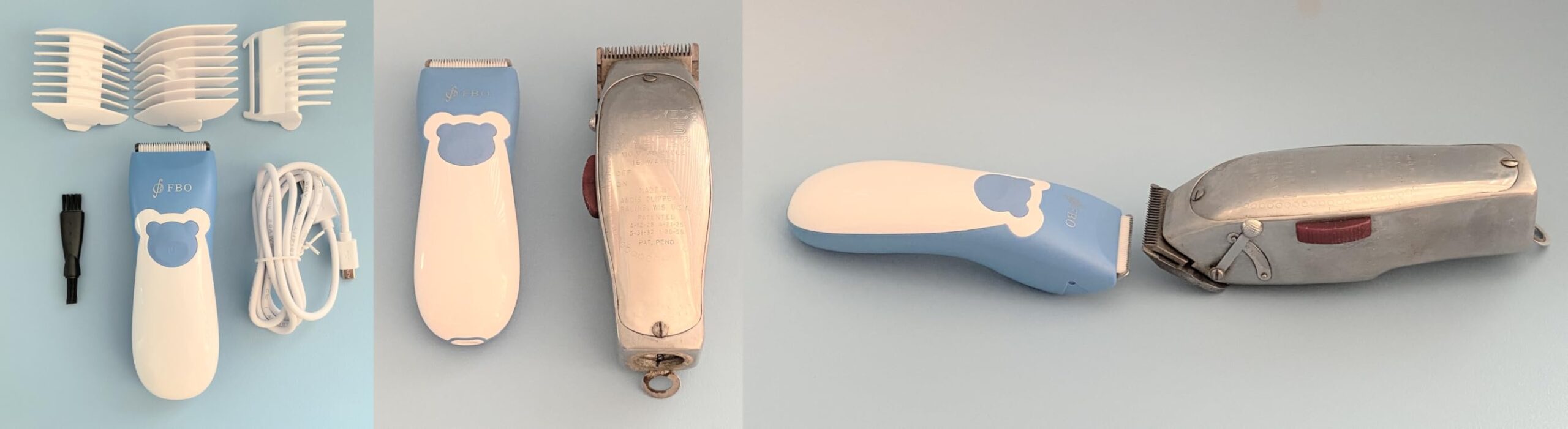 FBO Professional Baby Hair Clipper, Blue Bear customer photo 1