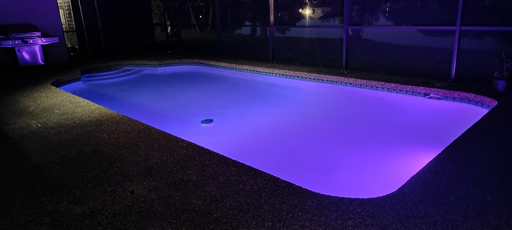 Pool Lights for Inground Pool, 60Ft 54W 10Inch LED Inground Pool Light with 3 Control Way (App/Remote/Controller), Color Changing Underwater Swimming PoolLight for 10