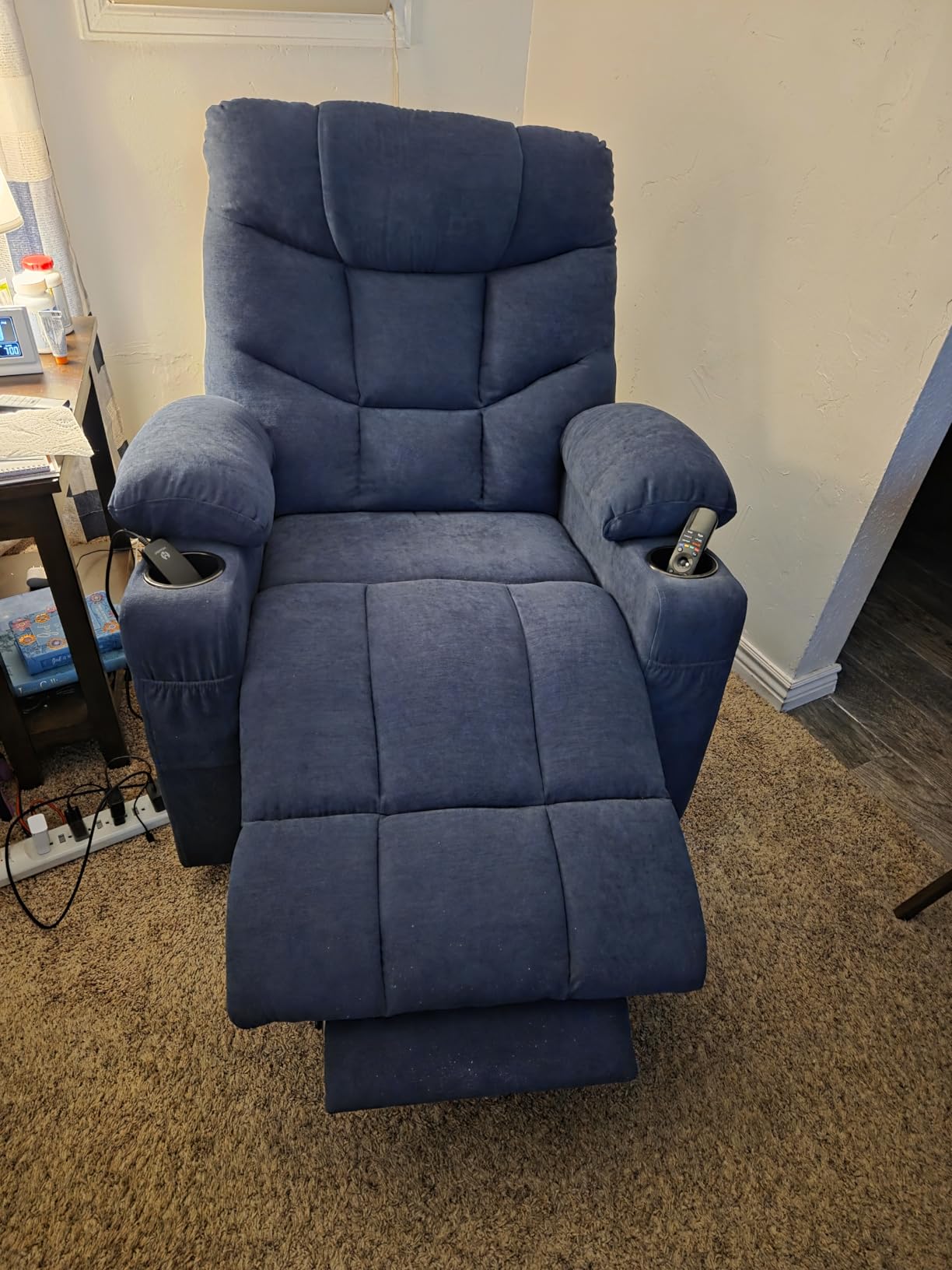 MCombo Power Lift Recliner for Elderly, Fabric R7399 (Brown, Large-Wide) customer photo 1