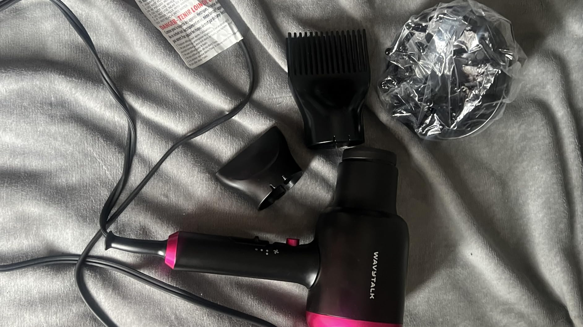 Wavytalk Blown Away Ionic Hair Dryer with Diffuser for Curly Hair customer photo 1