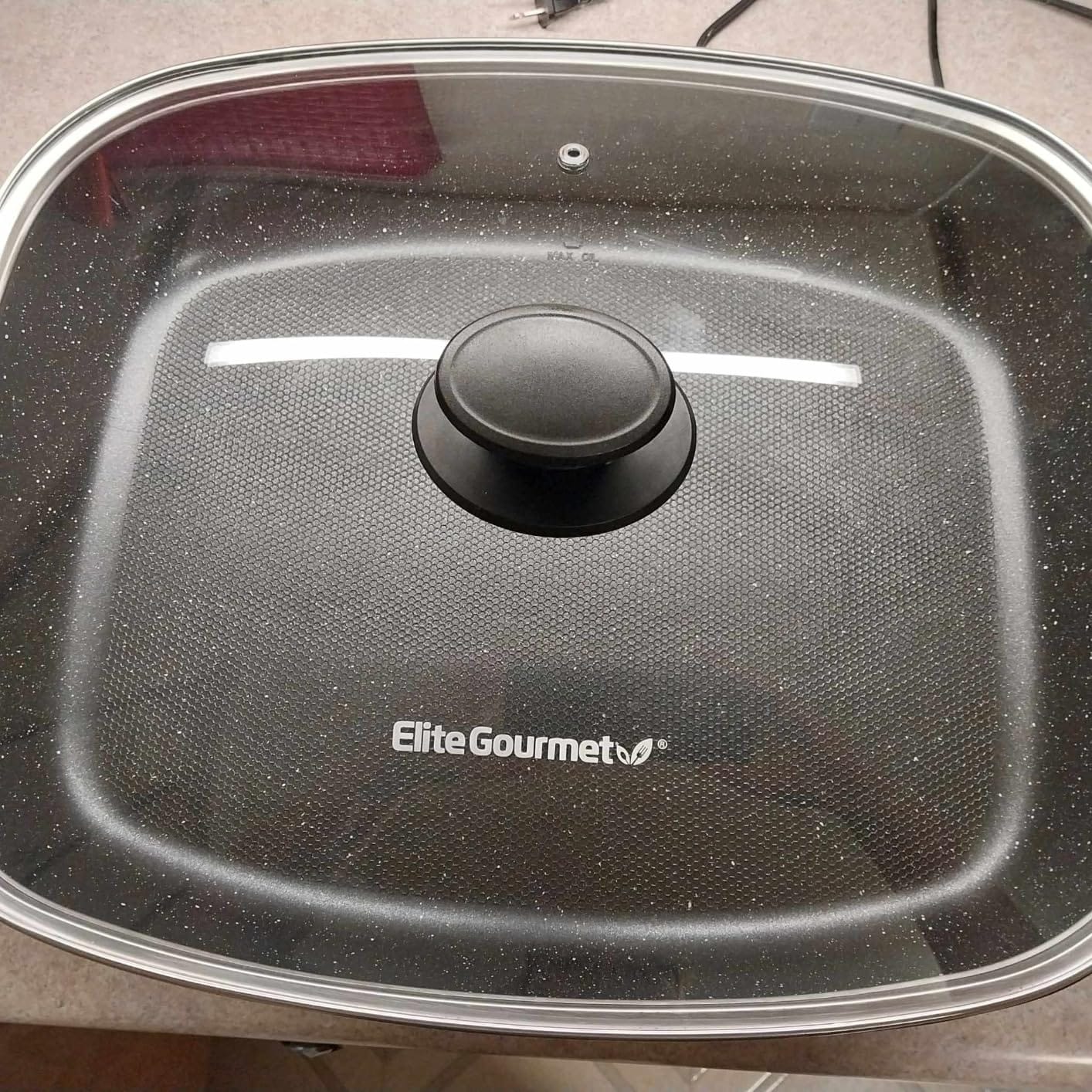Elite Gourmet 12.5Qt Ceralast™ PFAS-Free Ceramic Electric Skillet, 1500W customer photo 2