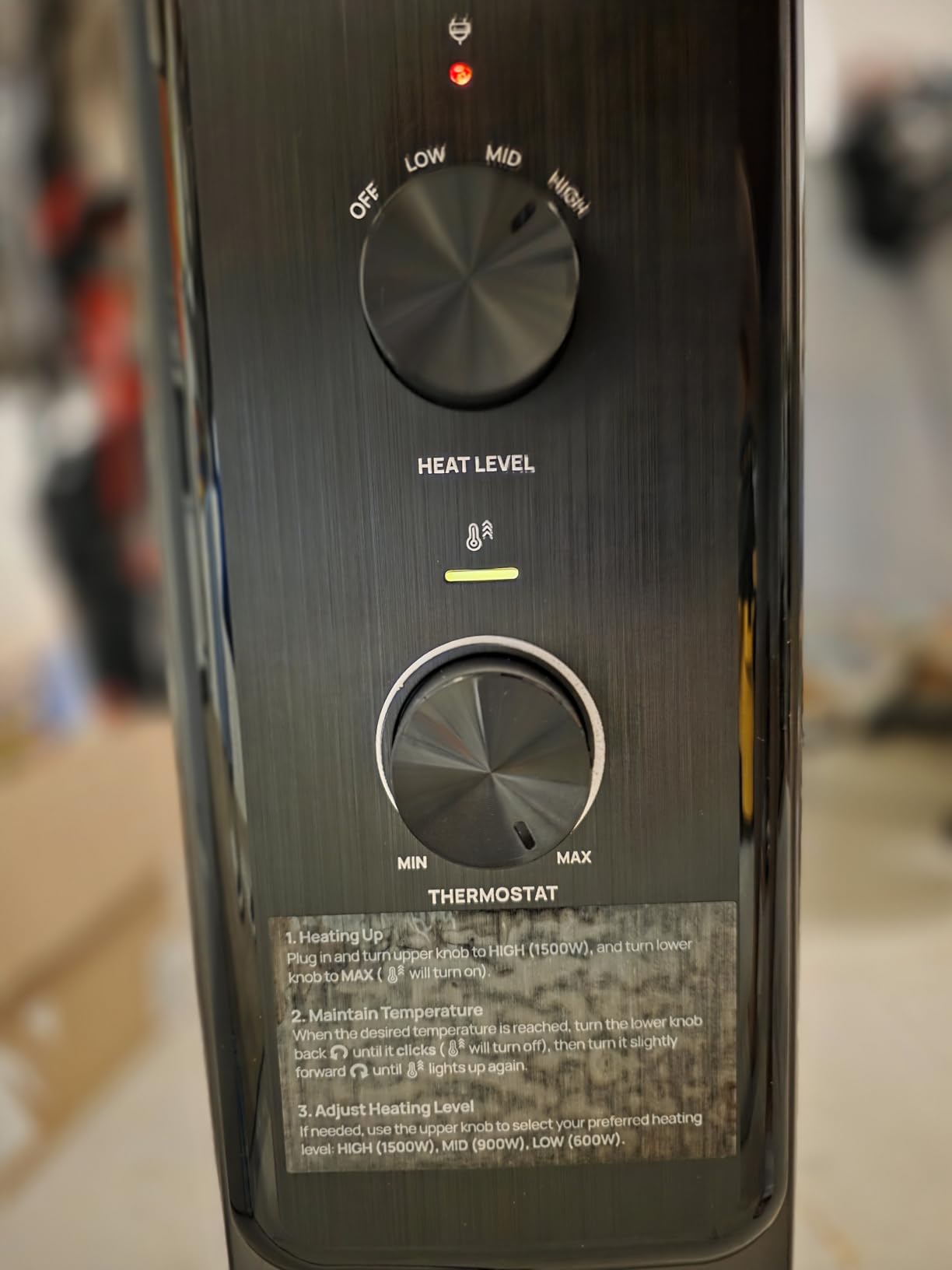 DREO Radiator Heater, Quiet Electric Space Heater for Indoor Use Large Room customer photo 2
