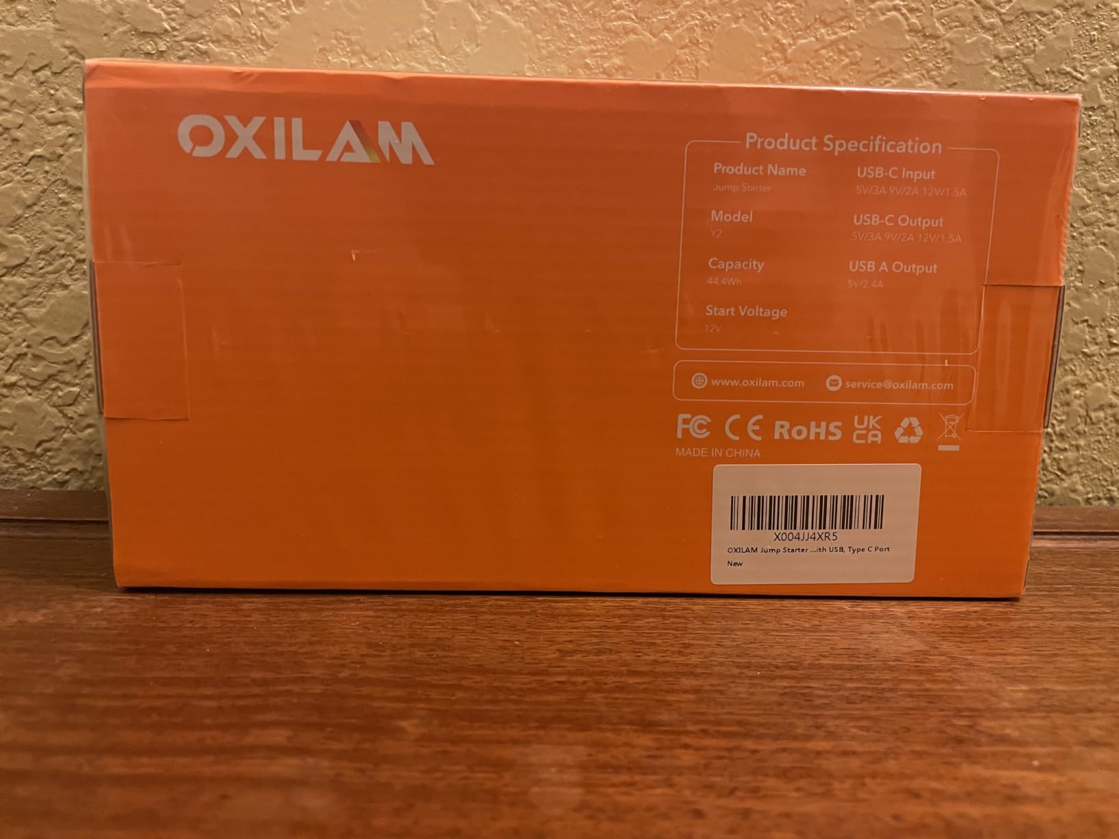 OXILAM 24000mAh Jump Starter for All Gas & Diesel Engines, 10000A Battery Jumper Starter Portable, 12V Jump Box with Quick Charger, Extended Jumper Cable, LED Display, USB, DC, Type C Port & LED Light customer photo 1