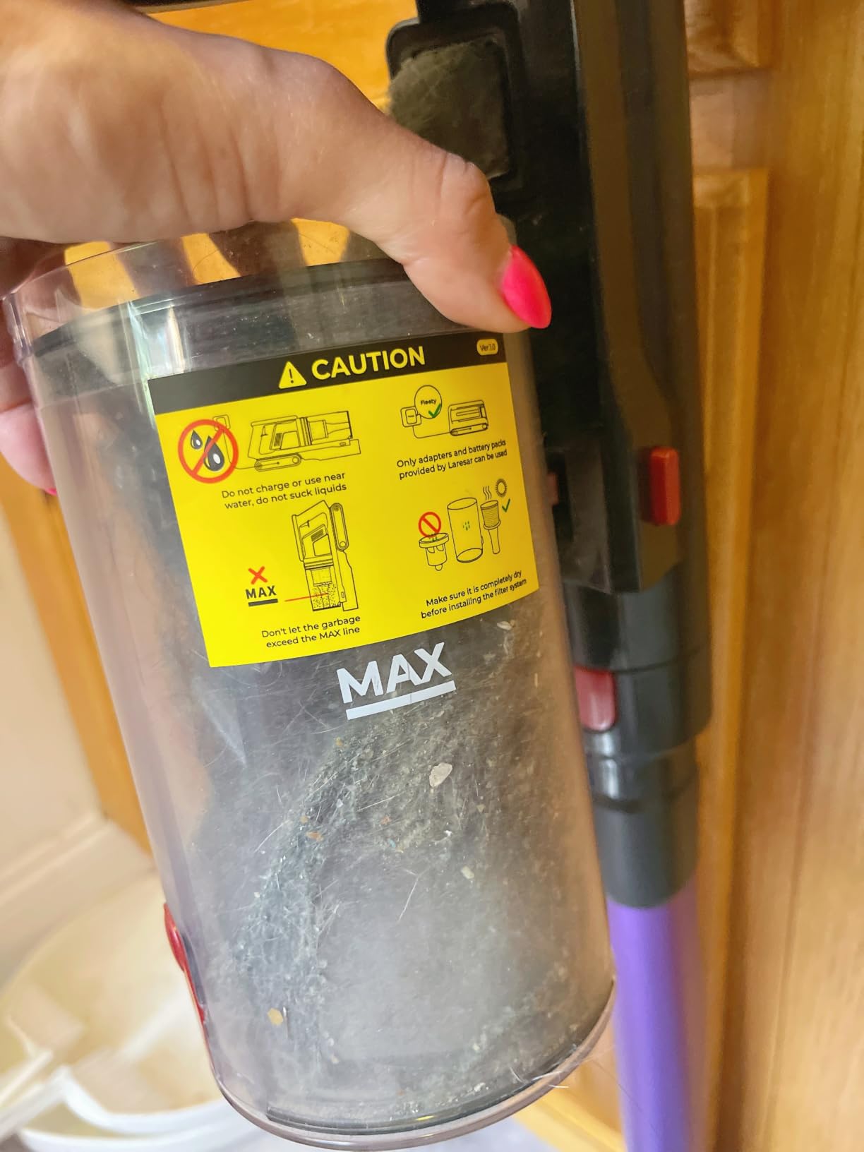 Cordless Vacuum Cleaner 55KPa 650W 70Mins Stick Vacuum Cleaners for Home customer photo 1