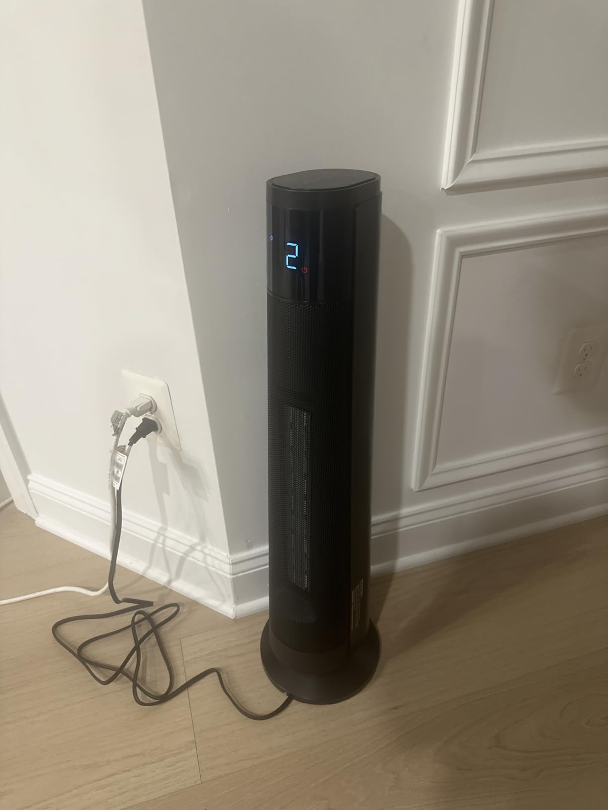 FLANUR 1500W PTC Ceramic Smart Space Heaters for Indoor Use, Portable Heater with Remote & App Control for Large Room, Office, ECO Modes, Safety Protection, 70° Oscillation, 12H Timer, Black, 1 Pack customer photo 2