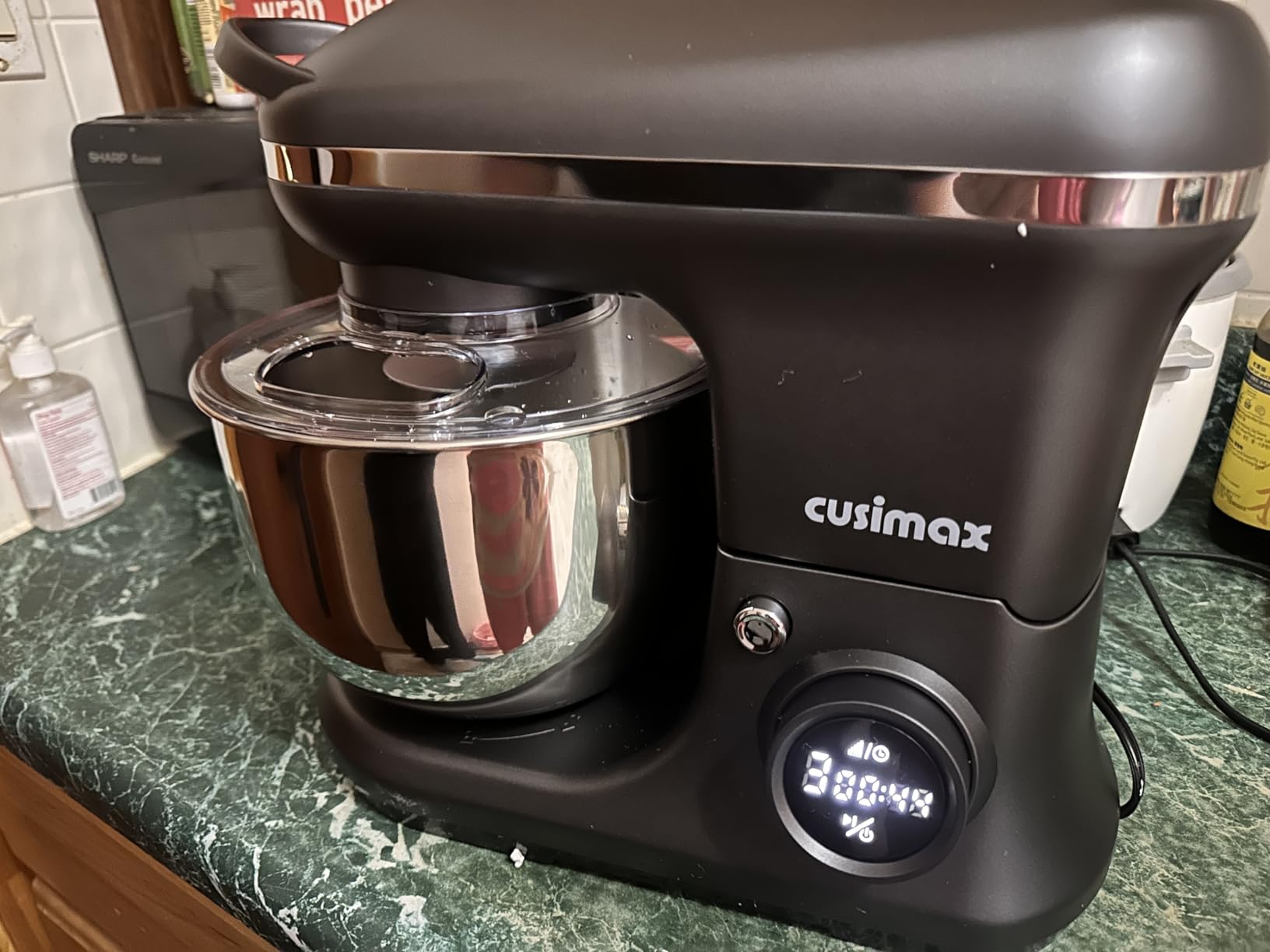 Stand Mixer, CUSIMAX Kitchen Mixer with Digital Switch Control, 650W customer photo 1