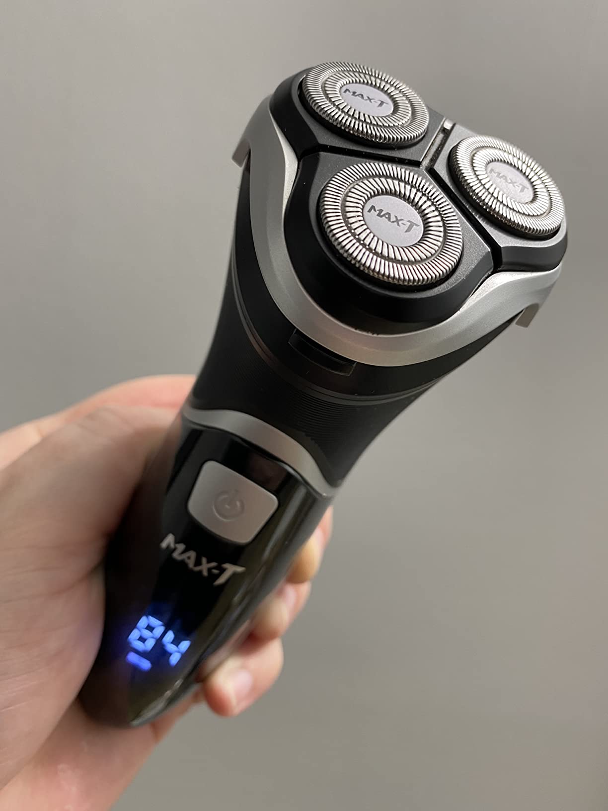 MAX-T Electric Razor for Men with Pop-Up Trimmer, IPX7 Waterproof Electric Shaver, 3D Rotary Shaver, Rechargeable Cordless Shavers for Men, Type-C, 120Mins Runtime, Plug & Play customer photo 1