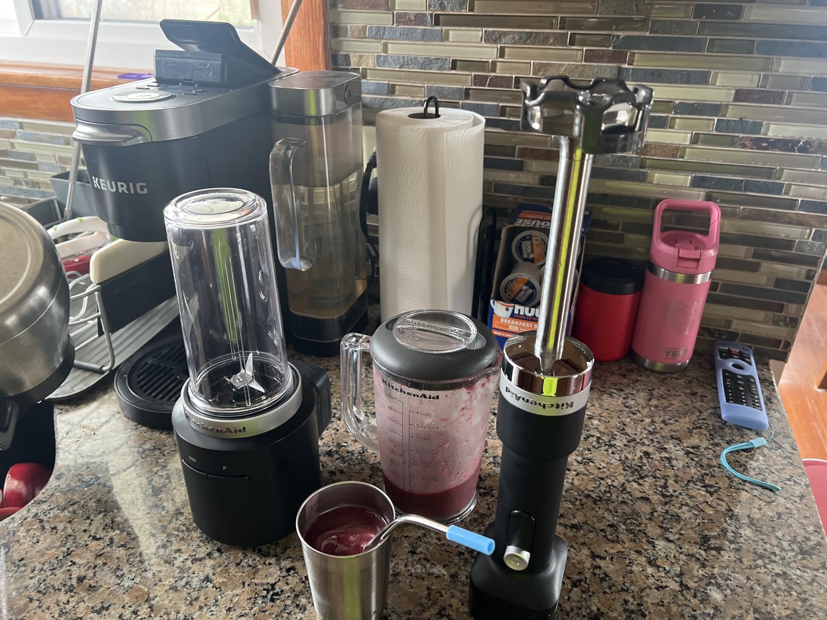KitchenAid Go Cordless Hand Blender w/Accessories, battery included, KHBRV75 | Cordless, 7