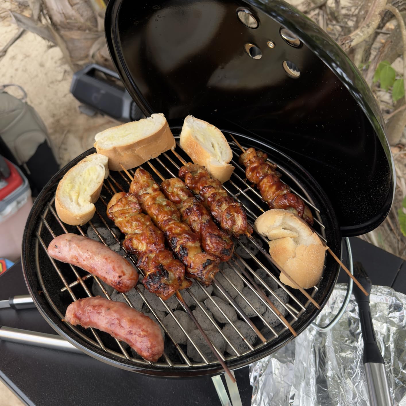 Weber® Smokey Joe 14-Inch Portable Charcoal Grill, Black customer photo 1