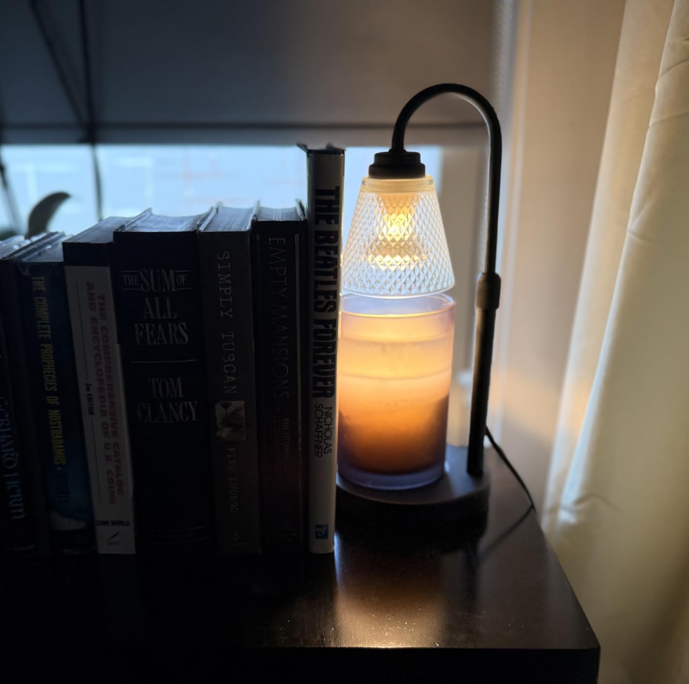 Candle Warmer Lamp with Timer, Dimmable Candle Warmer for Jar Candles, Height Adjustable Wax Melt Warmer, Room Decor Desk Lamp customer photo 1