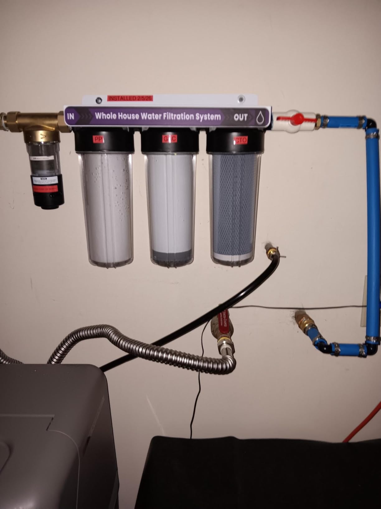 Frizzlife Spin Down Sediment Water Filter, 40/100 Micron,Built-in Scraper customer photo 1