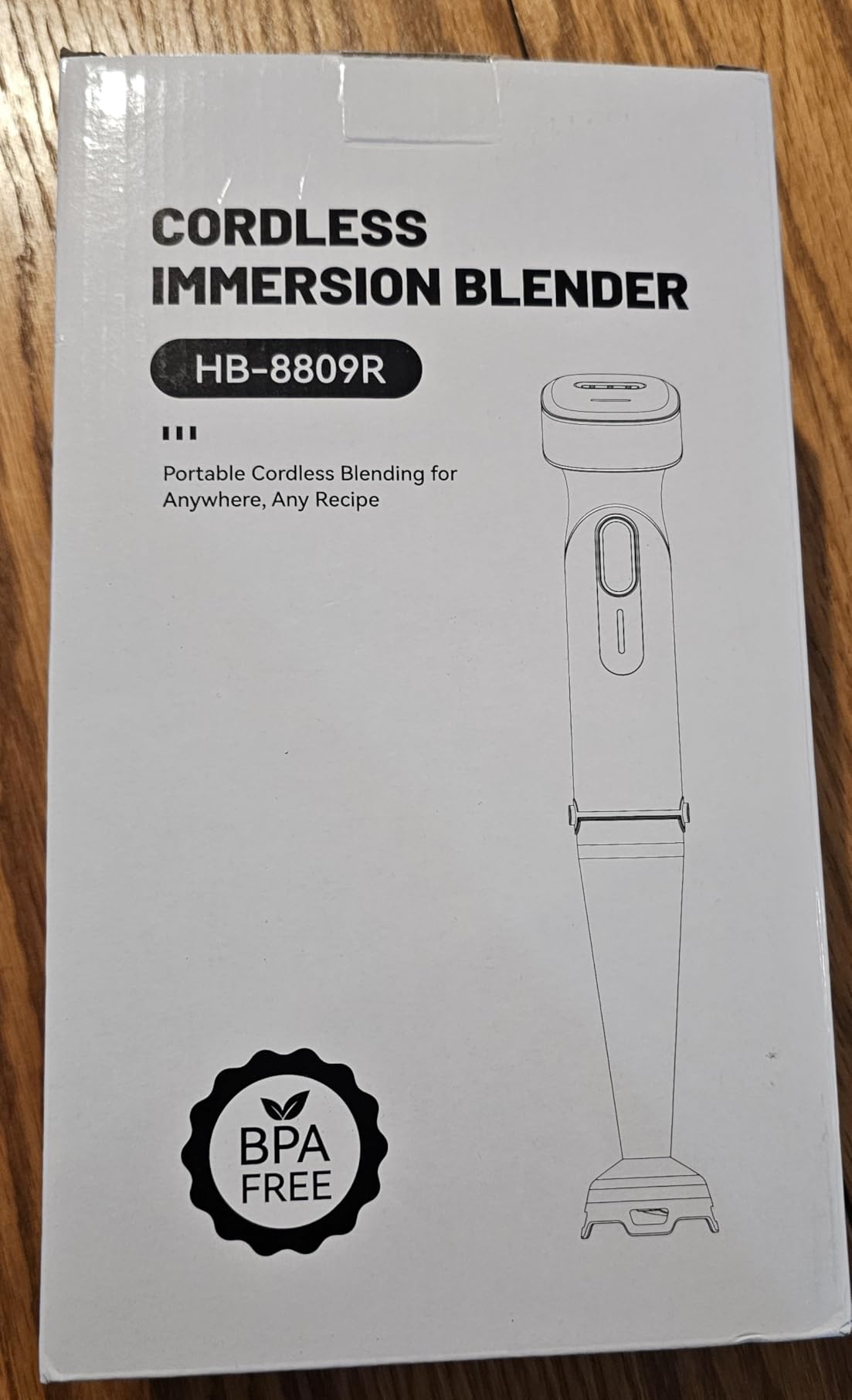 Turelar Cordless Immersion Blender Handheld with Rechargeable Battery | Effortless To-Go Blending, Portable Hand Blenders, Heavy-Duty, Adjustable Speed, For Smoothies, Soups, Puree or Baby Food customer photo 2