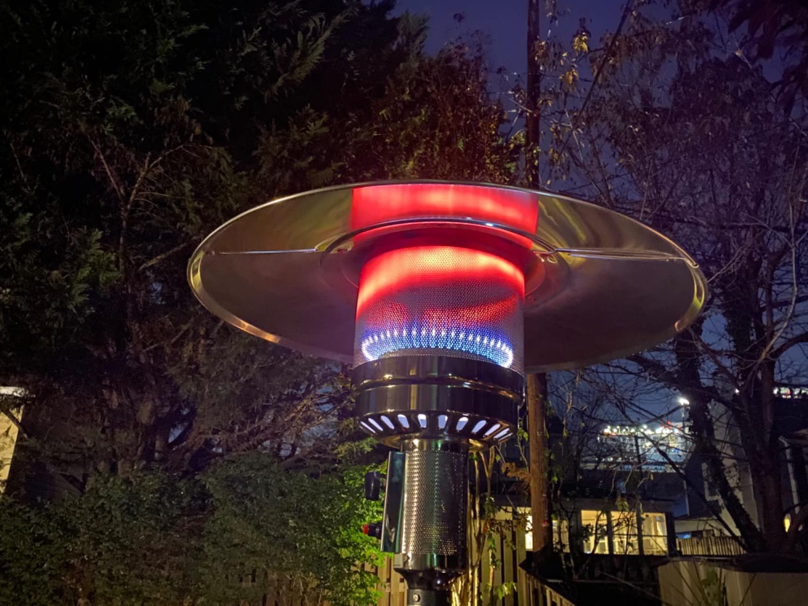 Pamapic Outdoor Heaters for Patio with Round Table Design, Premium 304 Stainless Steel Burner, Triple Protection System Propane Patio Heater for Porch Garden, Residential & Commercial Use customer photo 2