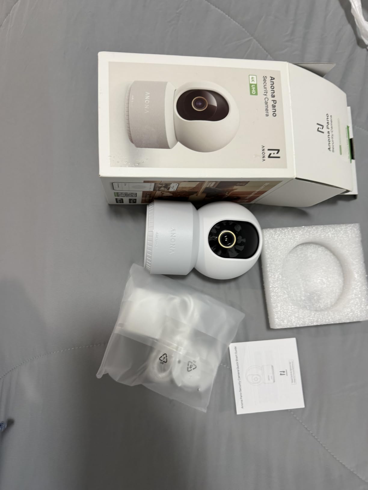 Anona 4K UHD Indoor Camera, Pet/Dog/Baby Security Camera with Phone App, 360° Pan-Tilt, 2.4G/5G Dual-Band Wi-Fi 6, Auto-Tracking, Person/Pet/Baby Crying Detection, Privacy Mode, Two-Way Audio, 4 Pack customer photo 2