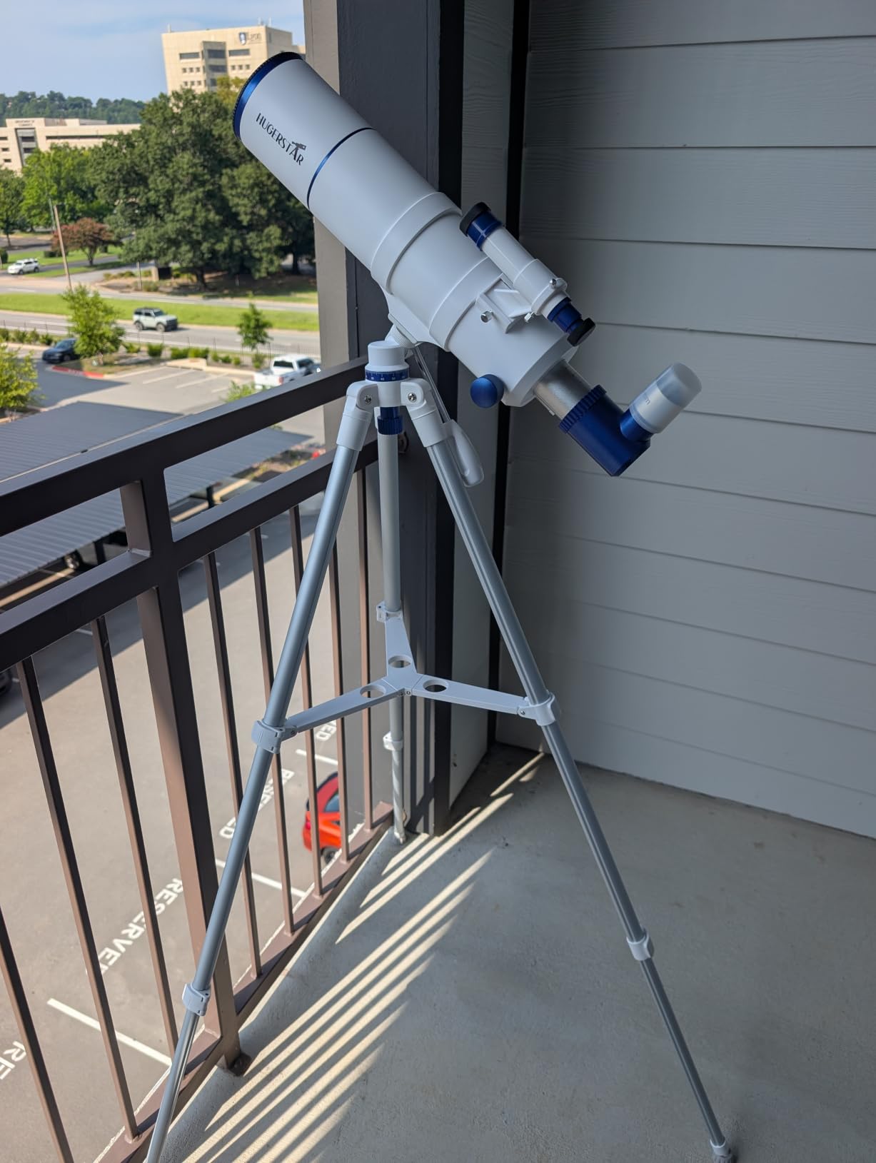 Telescope for Adults & Kids, 80mm Aperture 500mm (20X-150X) Professional Refractor Telescope for Astronomy Beginners, Portable Travel Telescopes with Tripod Phone Adapter, Stickers, Backpack customer photo 1