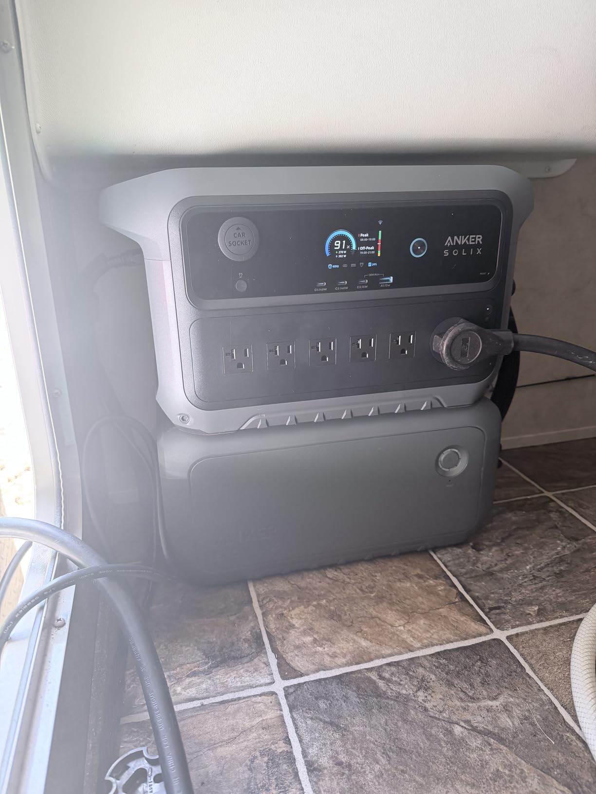 Anker SOLIX C2000 Gen 2 Portable Power Station, 2,048Wh, 2,400W, Camping | 2,048Wh LiFePO4 Battery, Full Charge in 58 Min, 2,400W (Peak 4,000W) Solar Generator for USP, Outdoor and Emergency Use customer photo 2
