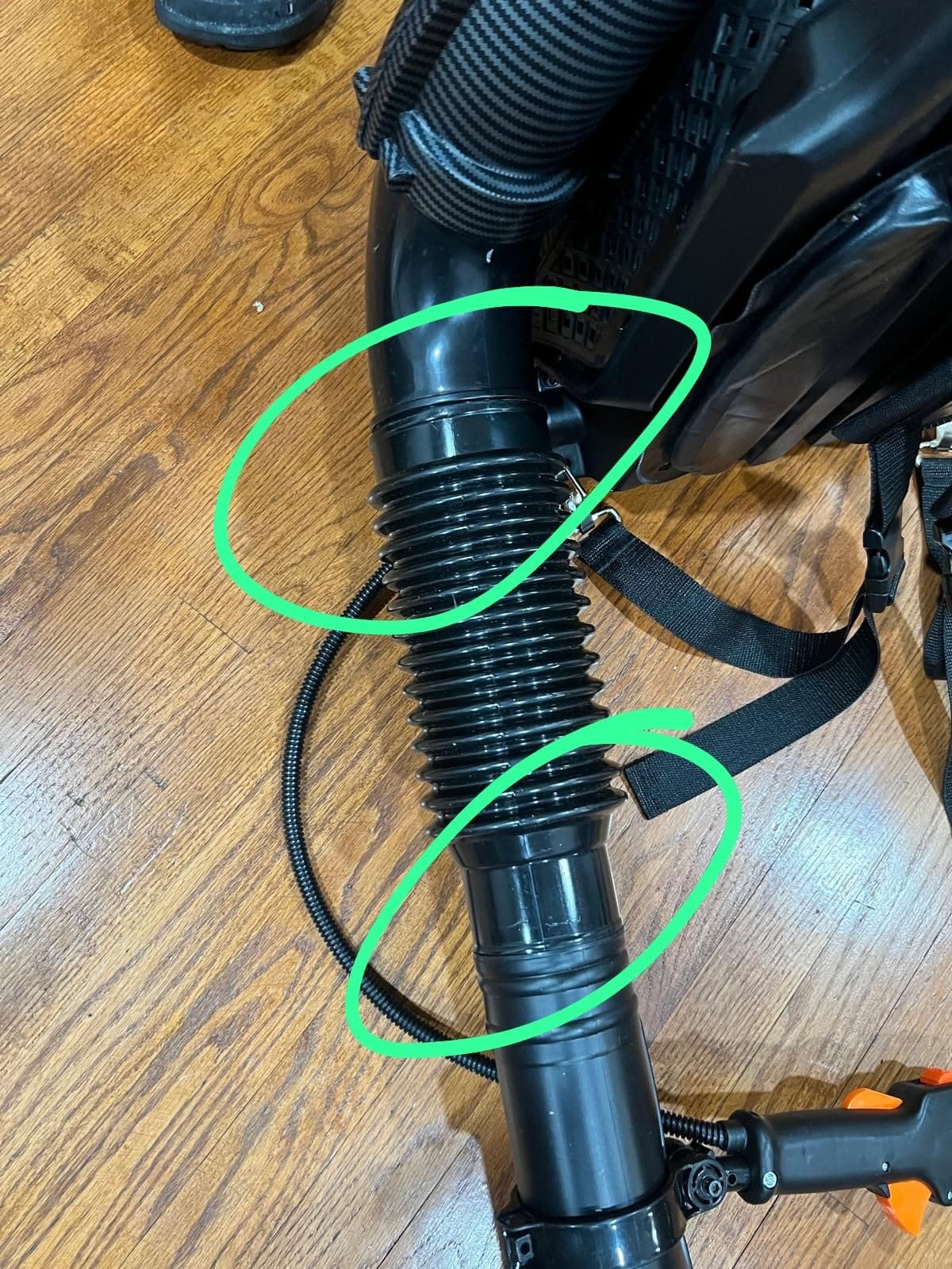 72CC Backpack Gas Leaf Blower, 2-Stroke Powerful Engine customer photo 1