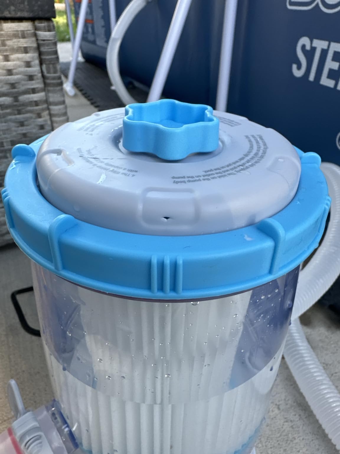 KimPump 1000 GPH Light-Up Pool Filter Pump System for Above Ground Pool customer photo 1