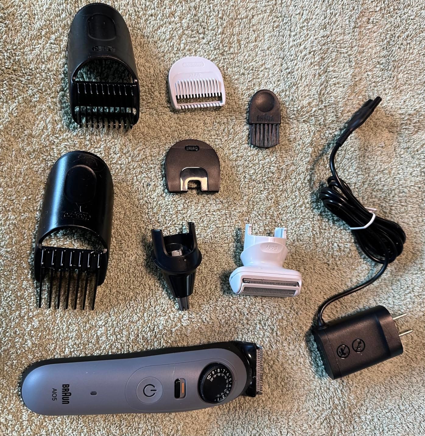 Braun Series 5 All-in-One Beard & Body Grooming Kit for Men, Cordless Trimmer, Hair Clippers & Shaver for Face, Hair & Body with Smooth Shave Head, AIO 5510 customer photo 2