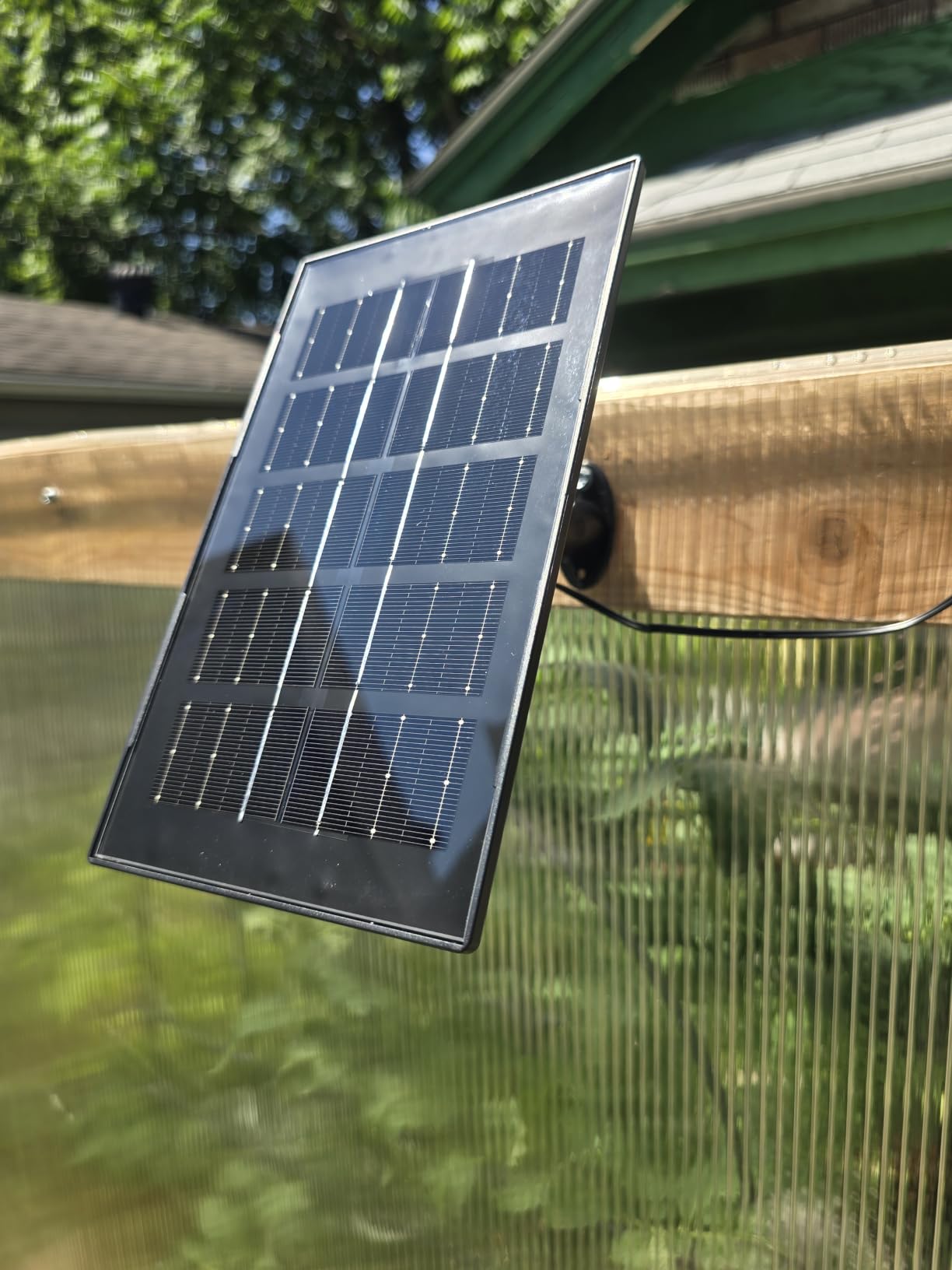 49ft Solar Drip Irrigation System with USB Charging for 15 Potted Plants | Plant Watering Devices, Automatic Watering System IP44 Waterproof 2200mAh for Garden Farm Greenhouse(Black) customer photo 2