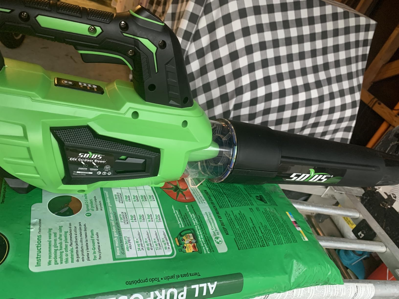 SOYUS 40V Cordless Leaf Blower & Vacuum 3-in-1, Leaf Vacuum for Yard, Lawn customer photo 2
