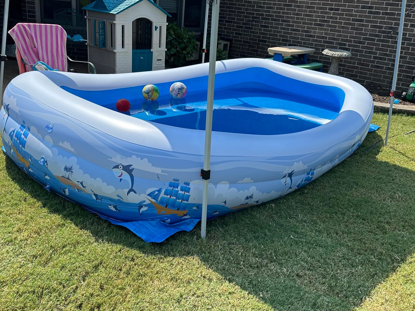 Inflatable Swimming Pool for Kids and Adults- 118