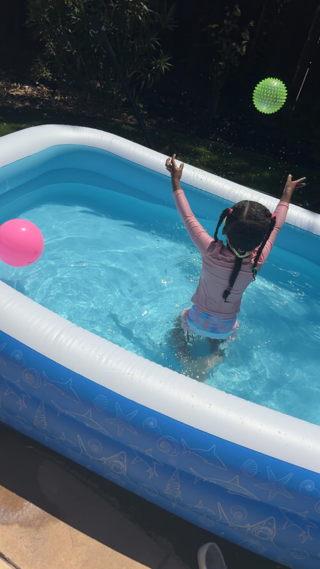Inflatable Swimming Pool for Kids and Adults- 118