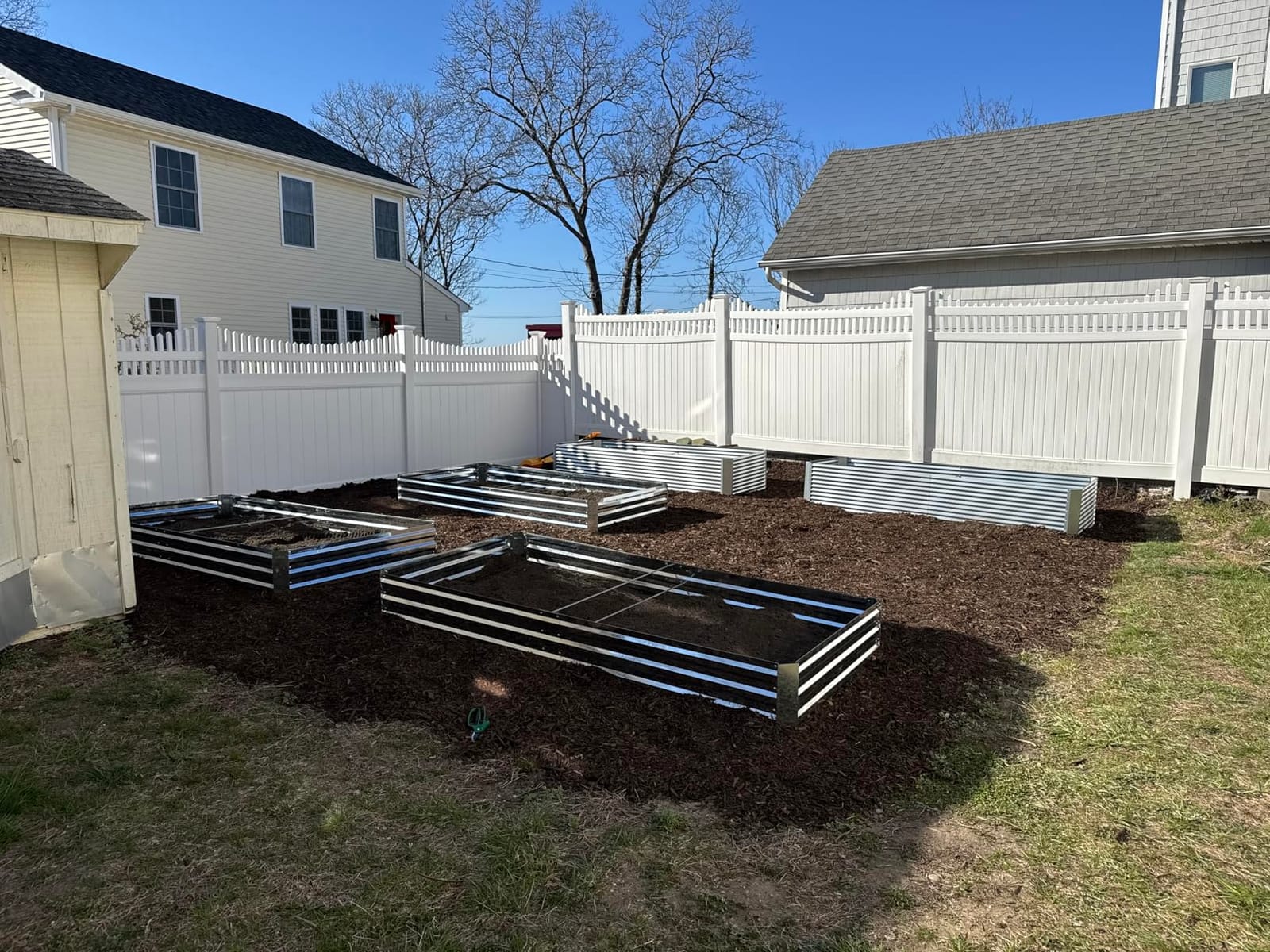 Galvalume Raised Garden Bed 8x4x1.95ft Tall Deep Planter Outdoor customer photo 1