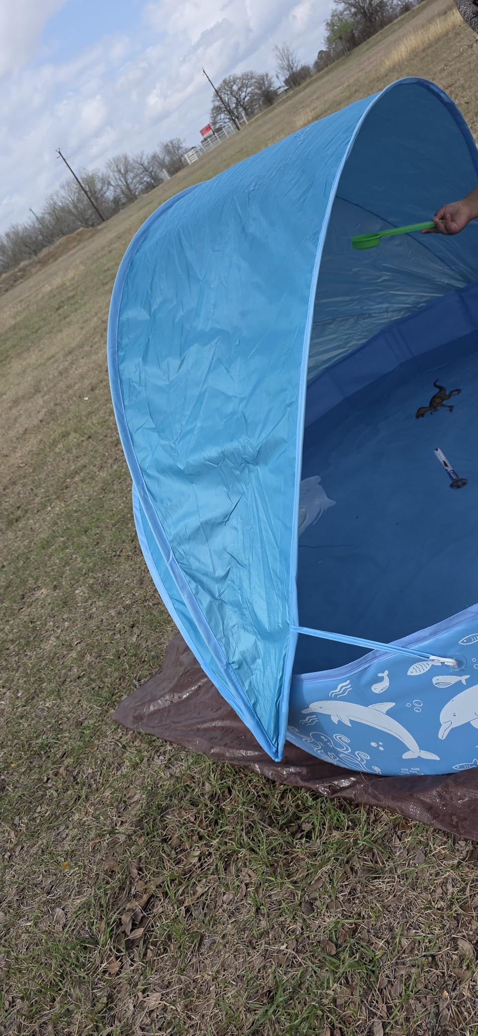 EPN 55”Large Kids Pool, Baby Pool with Canopy, Pools for Kids customer photo 1