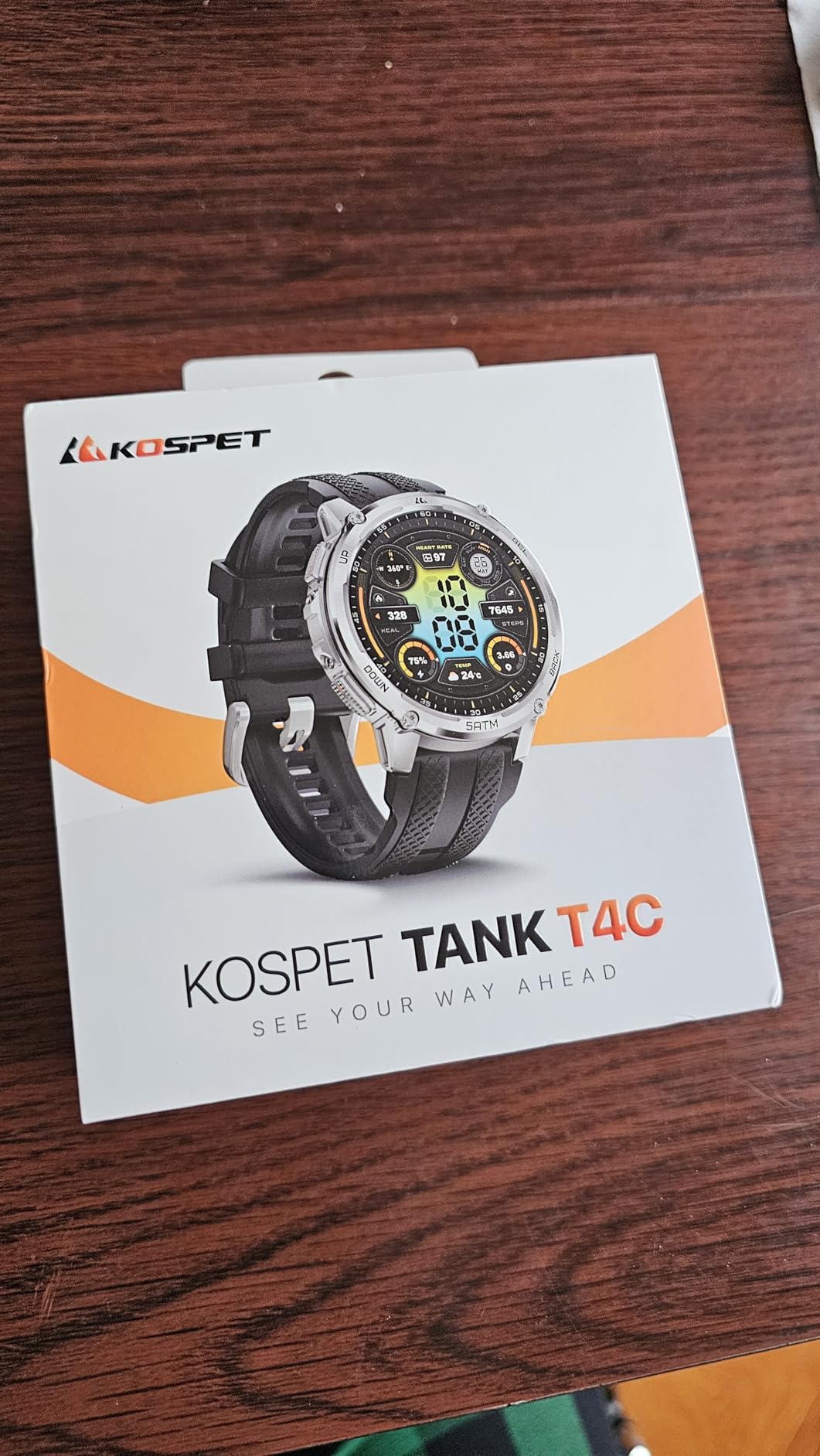 KOSPET Tank M4C Smart Watch Rugged, Dual-Band GPS, 5ATM & IP69K Waterproof customer photo 1