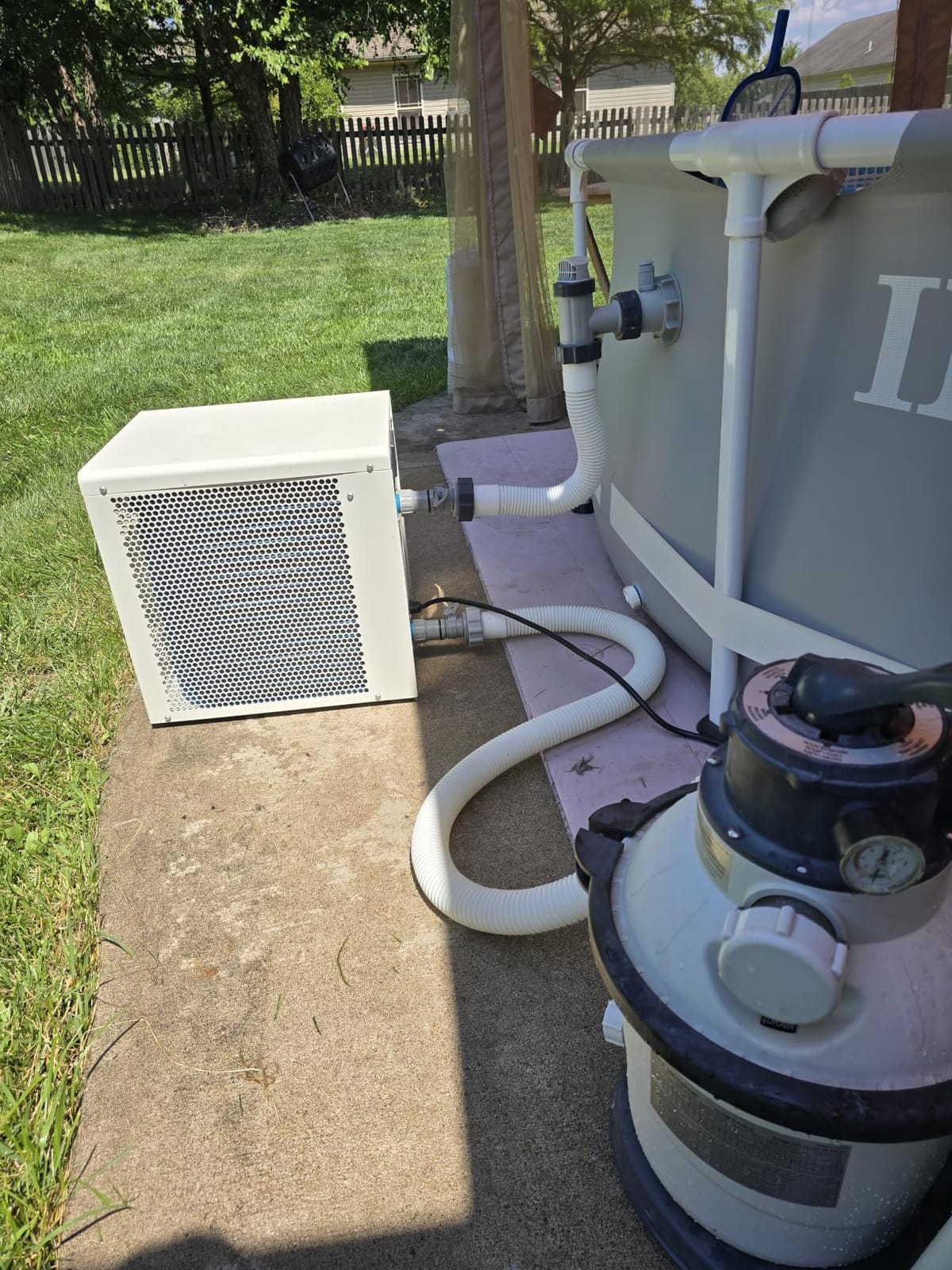 75,000 BTU Inverter Swimming Pool Heat Pump for Above Ground and Inground Pool, Smart WiFi Control Electric Pool Heater customer photo 2