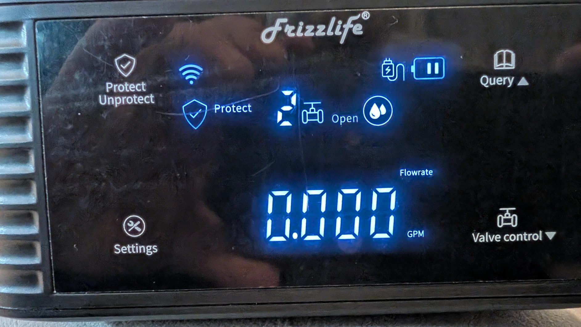 Frizzlife LPG365 Smart Water Auto Shutoff Valve W/ 3 Leak Sensors, 100% Dual Detection- 0.01GPM Ultrasonic Micro Leak Detector & Sensor-Triggered Shutoff, App Control, Flow & Temp Monitor,Fits 3/4