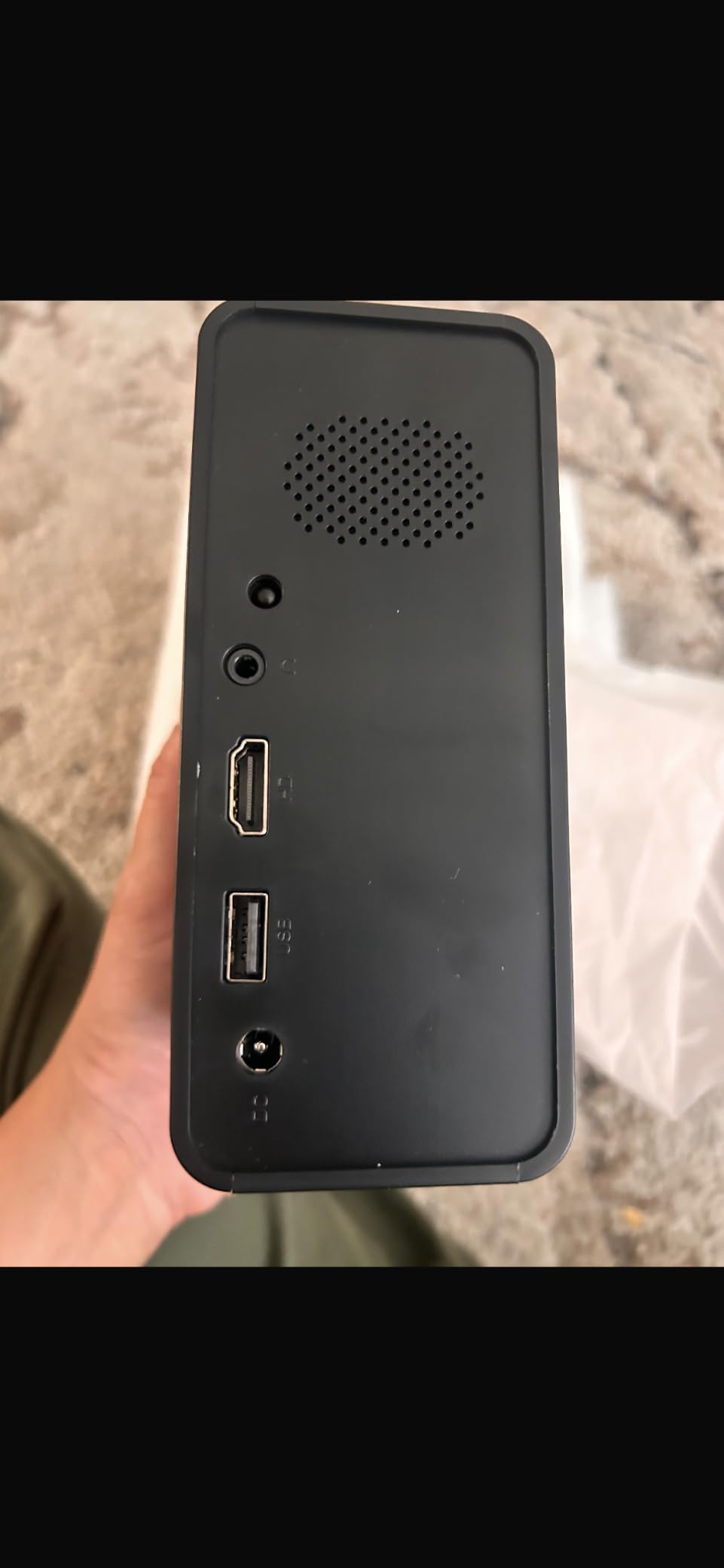 CiBest Mini Projector with WiFi and Bluetooth, Short Throw Full HD 1080P customer photo 2