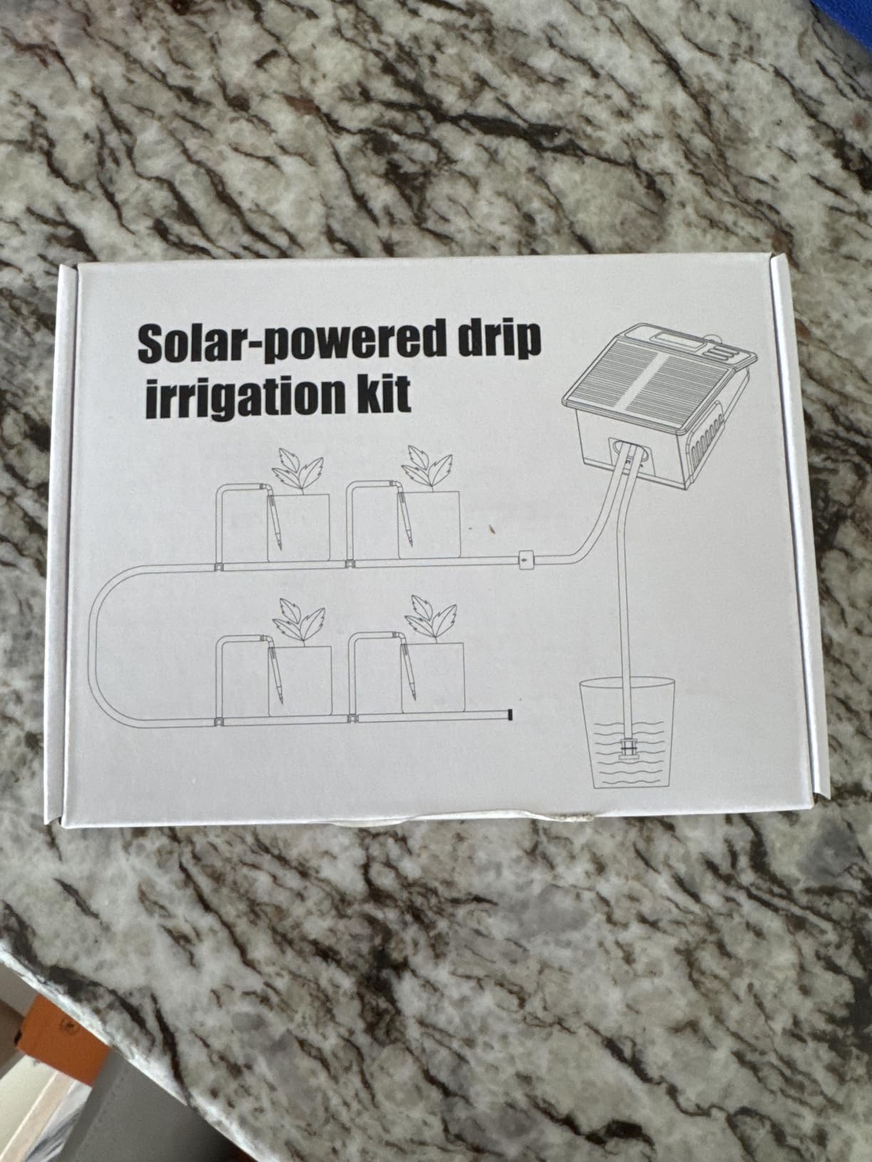 Solar Automatic Drip Irrigation System,Auto Self Watering Kit with Timer customer photo 1