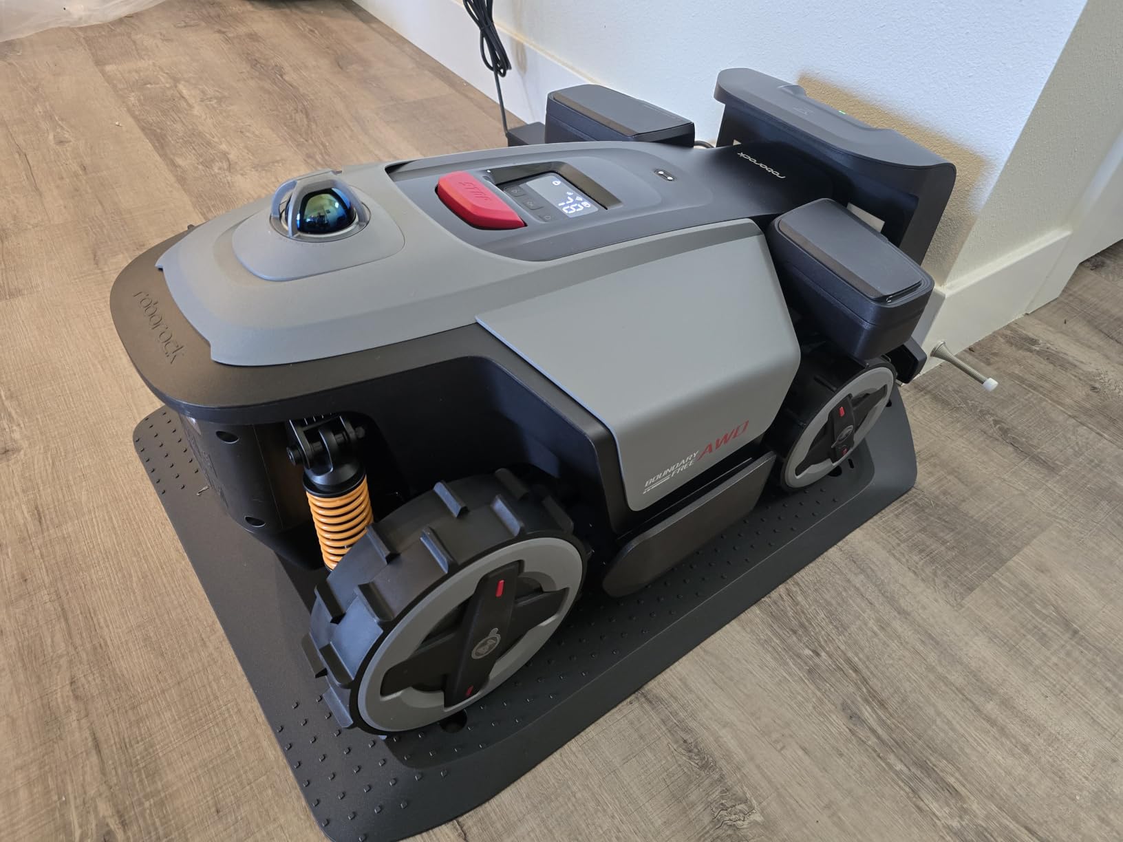 roborock RockMow X120H LiDAR AWD Robot Lawn Mower for up to 0.49 Acre, Wire-Free RTK Free with Dual- LiDAR AI Auto Mapping, Robotic Mower with 4G, AI Obstacle Avoidance, 80% Slope, Smart App Control customer photo 2