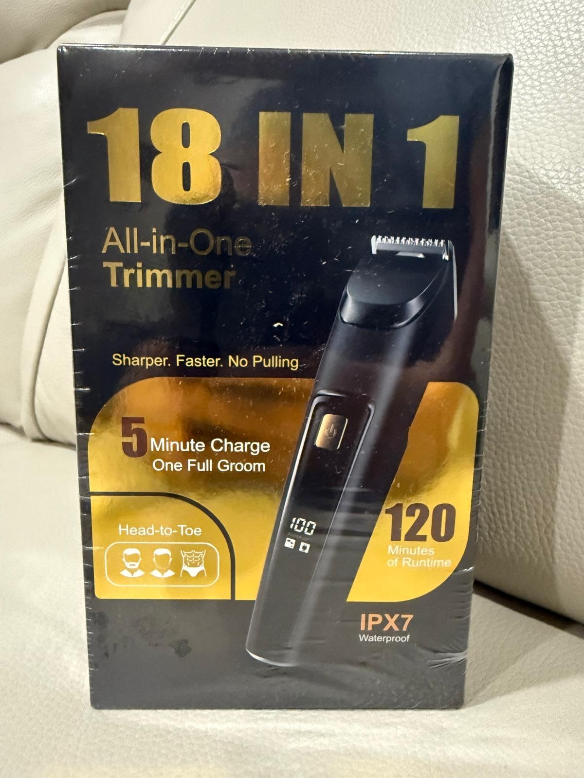Beard Trimmer for Men, Fast Charging 4-in-1 Kit, 18 Lengths, Accessories customer photo 1