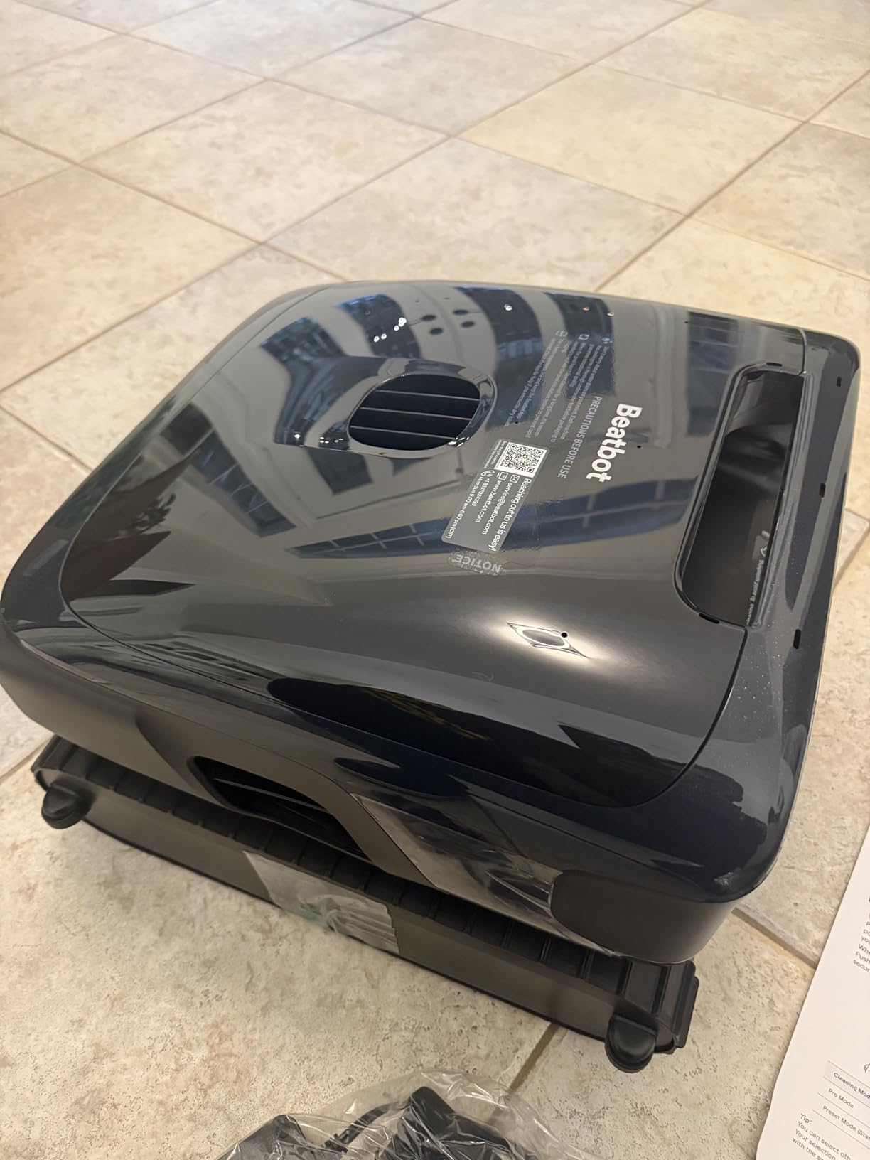 Beatbot Sora 70 Pool Vacuum Robot, 360° Top-to-Bottom Cleaning, Smart Surface Parking, 6L Capacity, 6800GPH Super Power for Above & In-Ground Pools Up to 3,200 sq. ft, Navy Blue customer photo 1